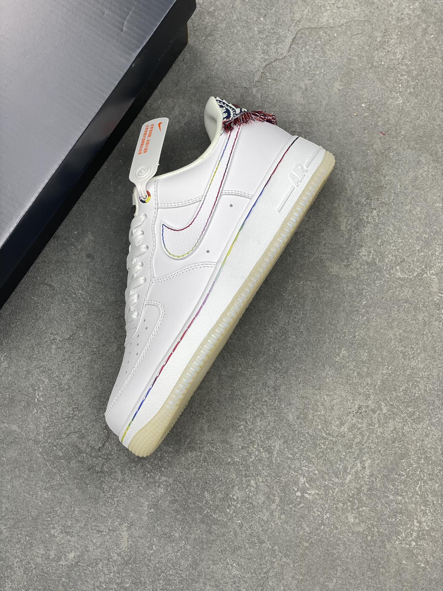 Nike Air Force 1 '07 Low N7 White Sneakers with Fringe Detail - Limited Edition 8 i1695155280 6705 6