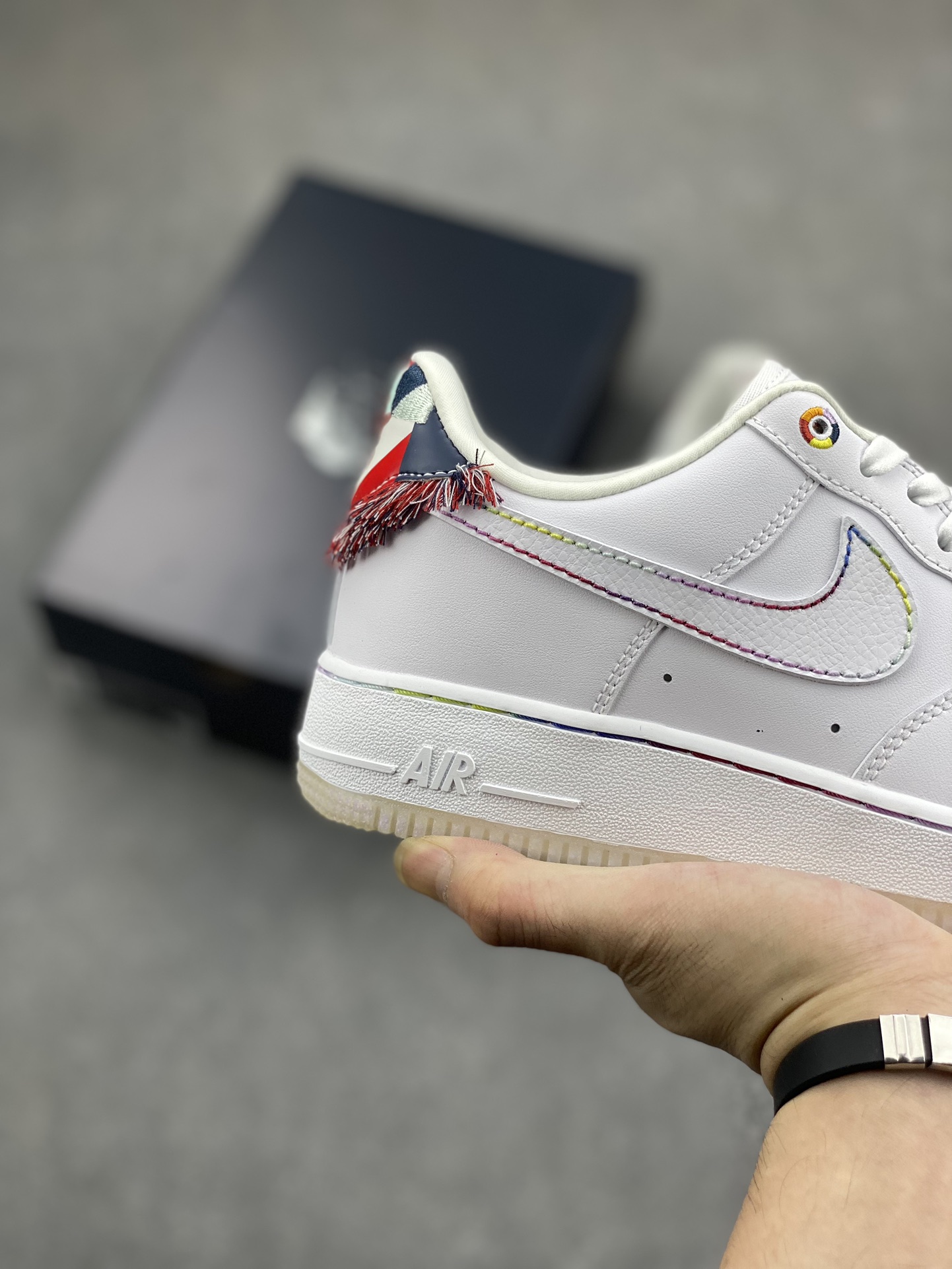 Nike Air Force 1 '07 Low N7 White Sneakers with Fringe Detail - Limited Edition 6 i1695155280 9142 4