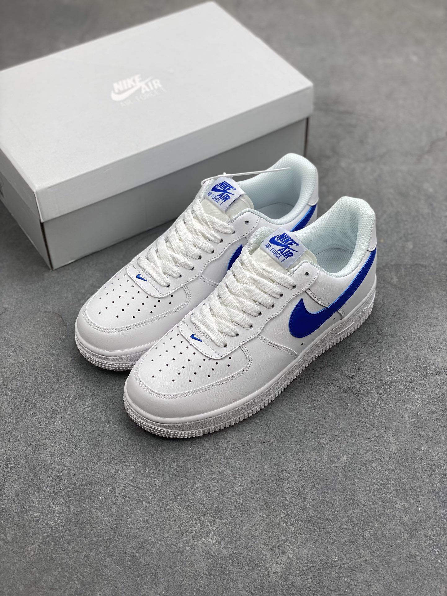 Nike Air Force 1 Low White Royal Blue Casual Sneakers DV7762-103 9 i1695426250 8073 7