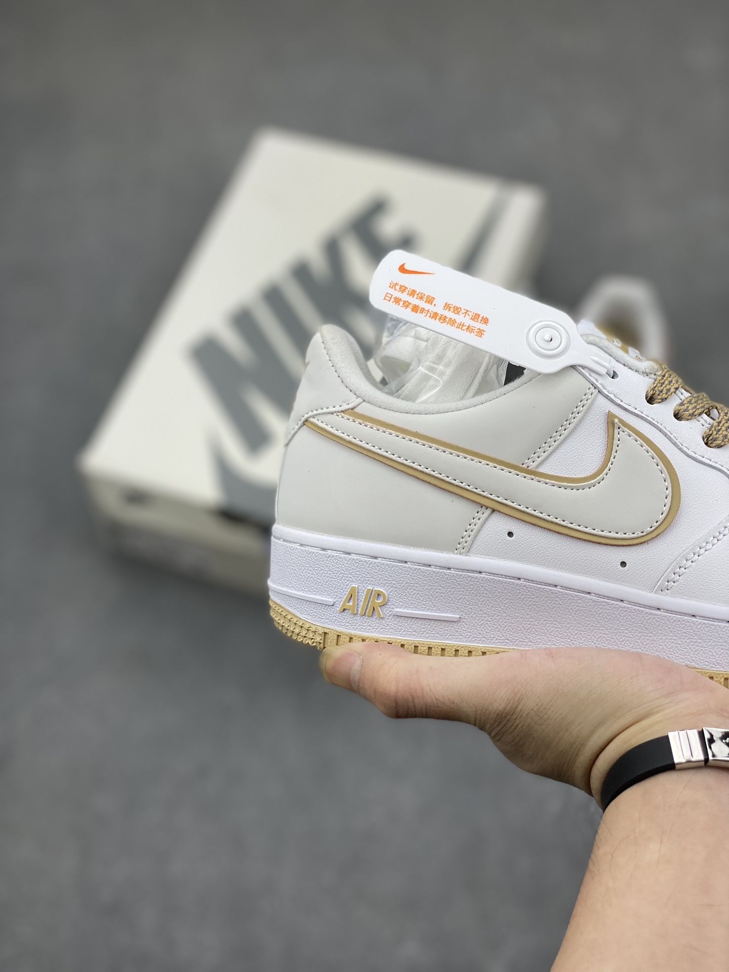 Nike Air Force 1 '07 Low 'Cream White/Gold' Casual Shoes YZ8115-003 6 i1695590493 1587 4