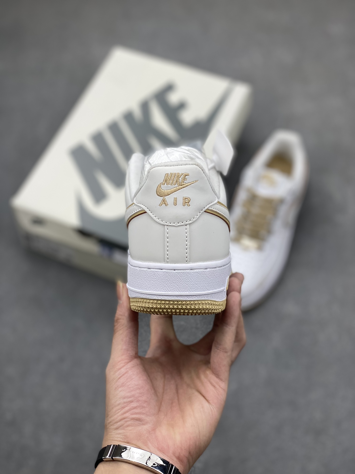 Nike Air Force 1 '07 Low 'Cream White/Gold' Casual Shoes YZ8115-003 5 i1695590493 9162 3