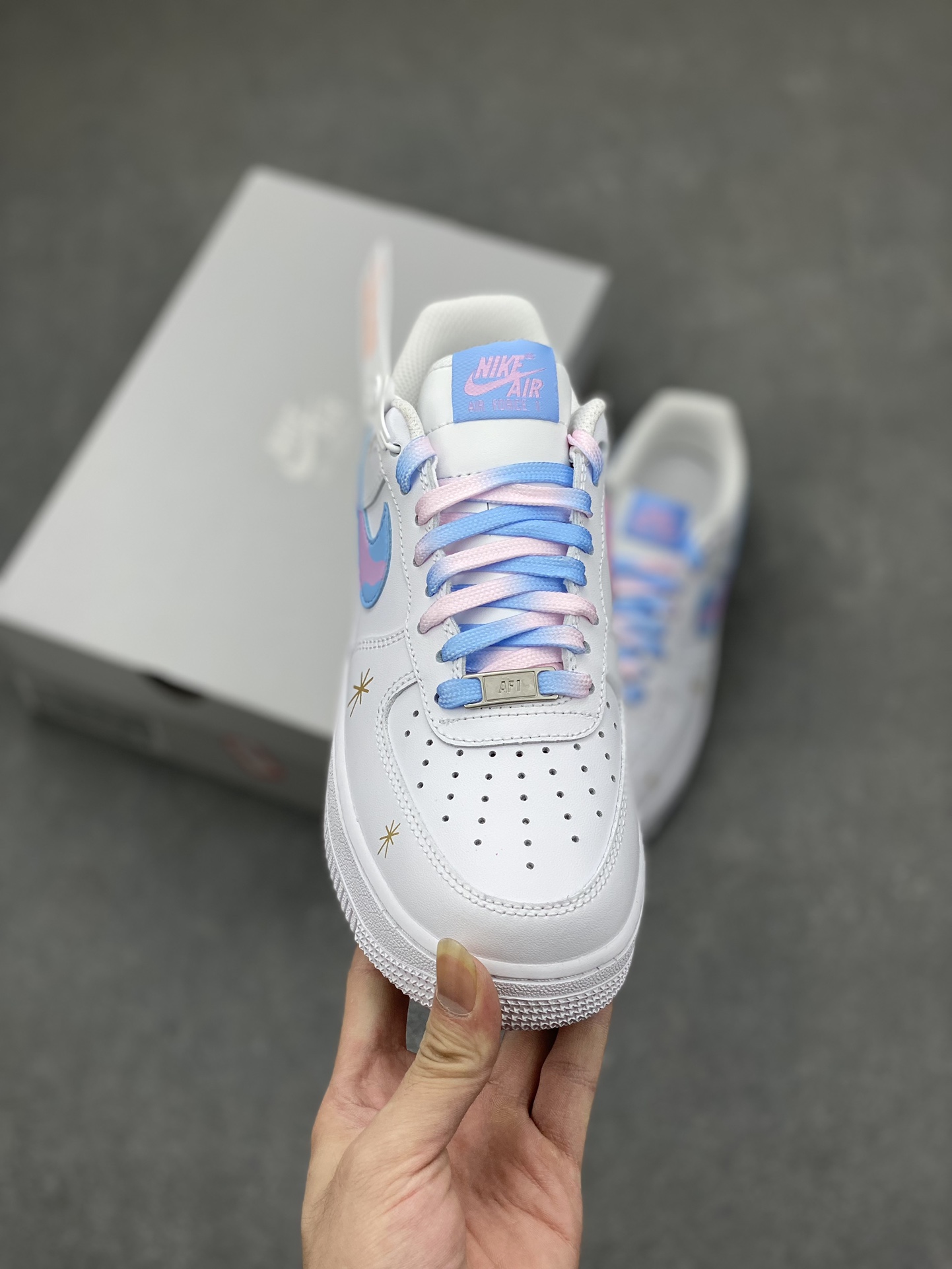 Nike Air Force 1 Low White Blue Pink Dream Sneakers DD8959-100 3 i1695590563 8003 1