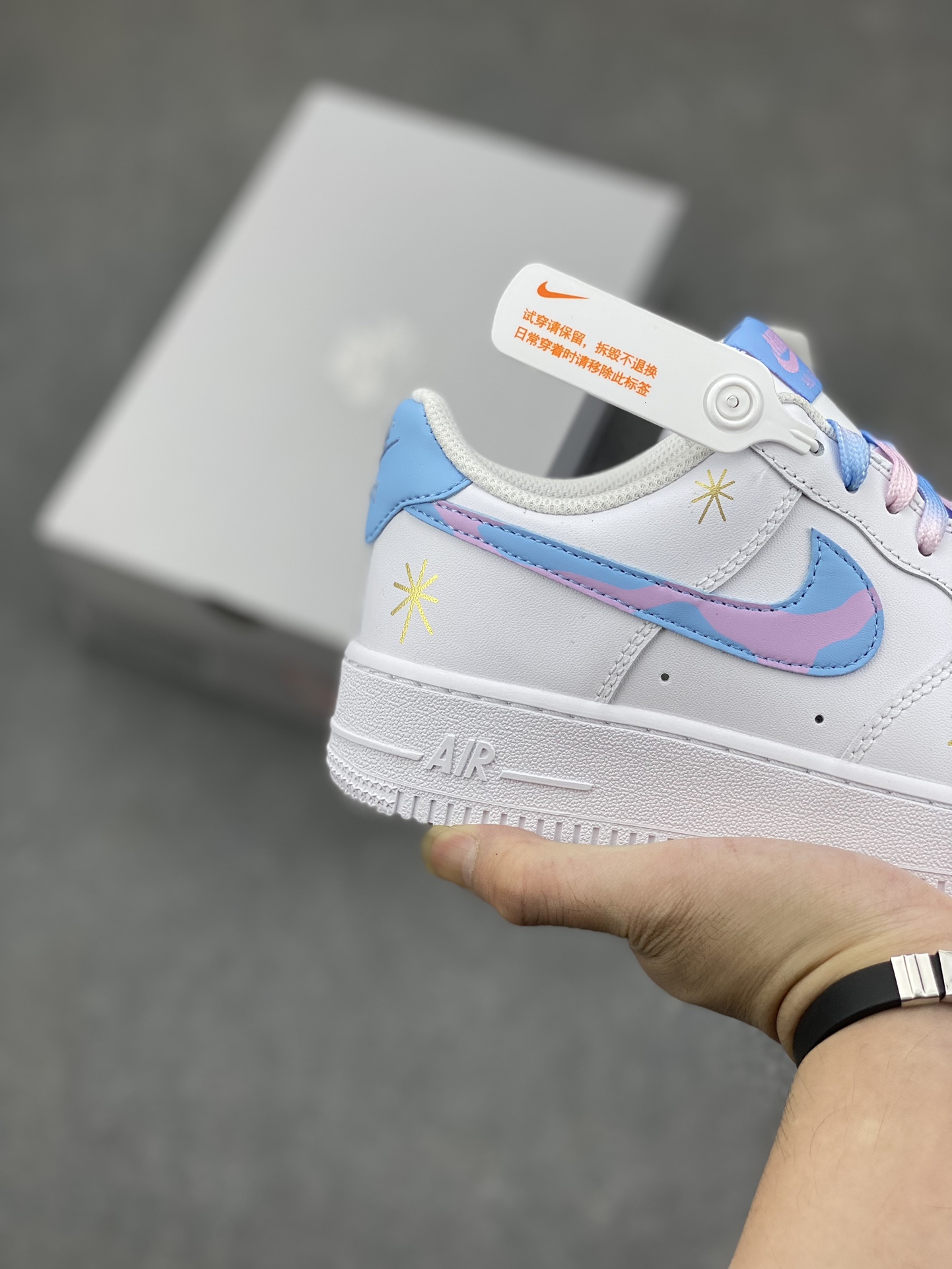 Nike Air Force 1 Low White Blue Pink Dream Sneakers DD8959-100 6 i1695590563 8127 4