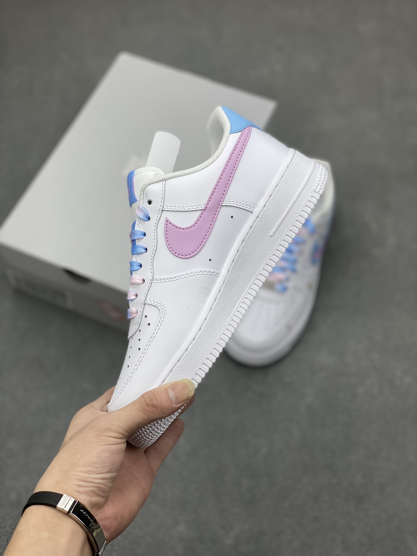 Nike Air Force 1 Low White Blue Pink Dream Sneakers DD8959-100 4 i1695590563 9181 2