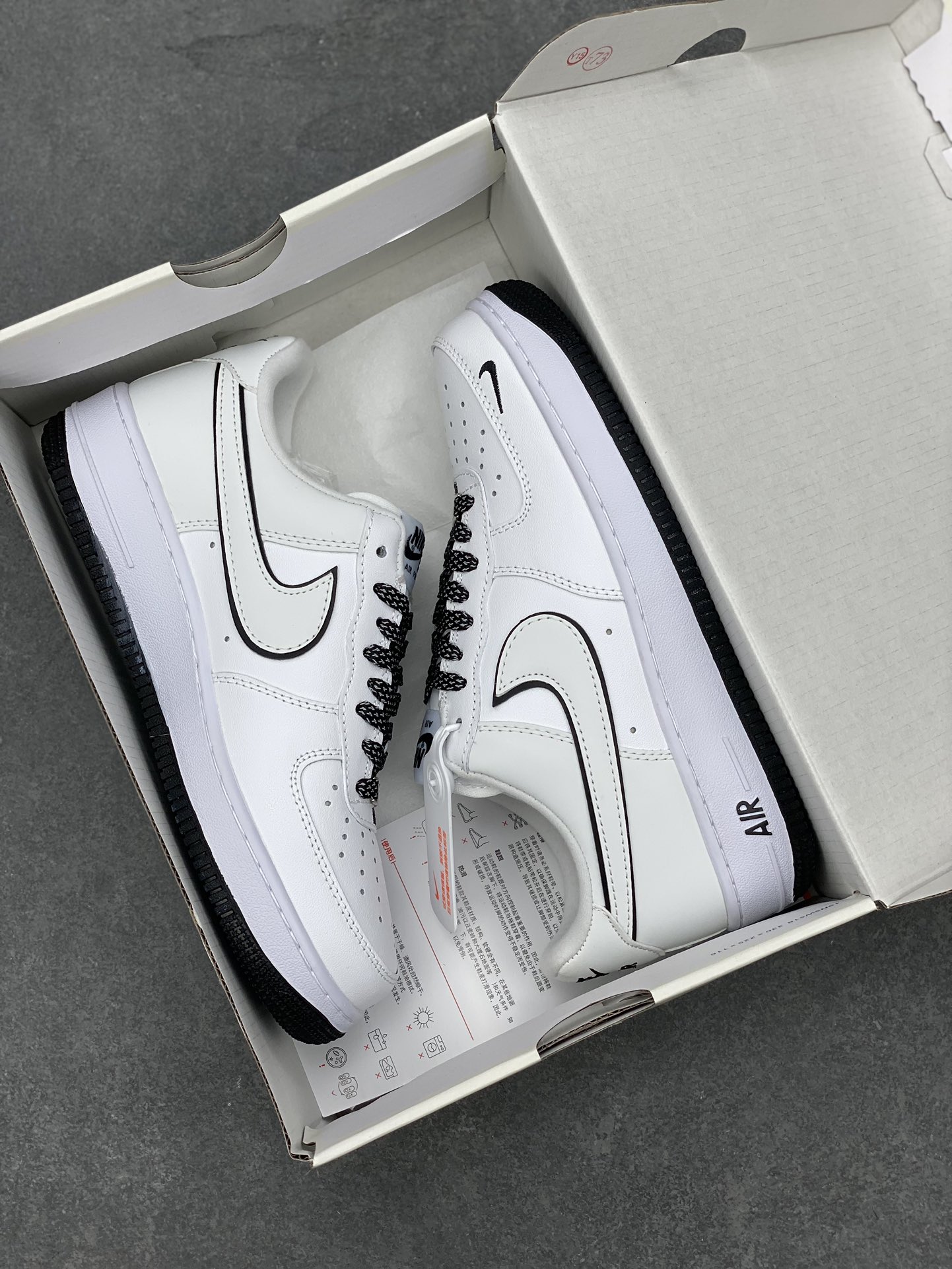 Nike Air Force 1 '07 Low 'White Black' Sneakers YZ8115-003 10 i1695590735 7858 8
