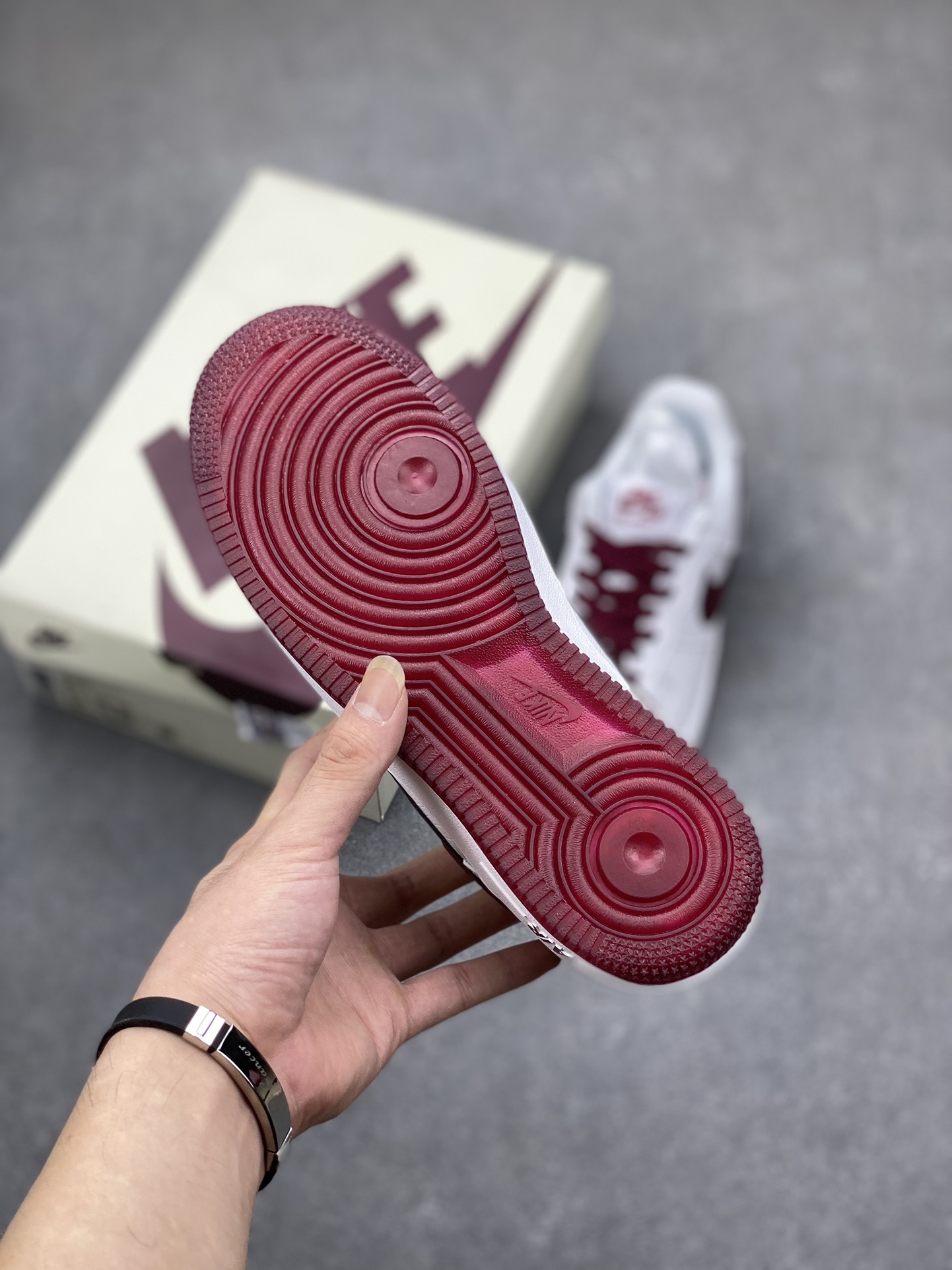 Nike Air Force 1 '07 Low Crocodile White/Wine Red Sneakers DD0614-335 7 i1695676385 8370 5