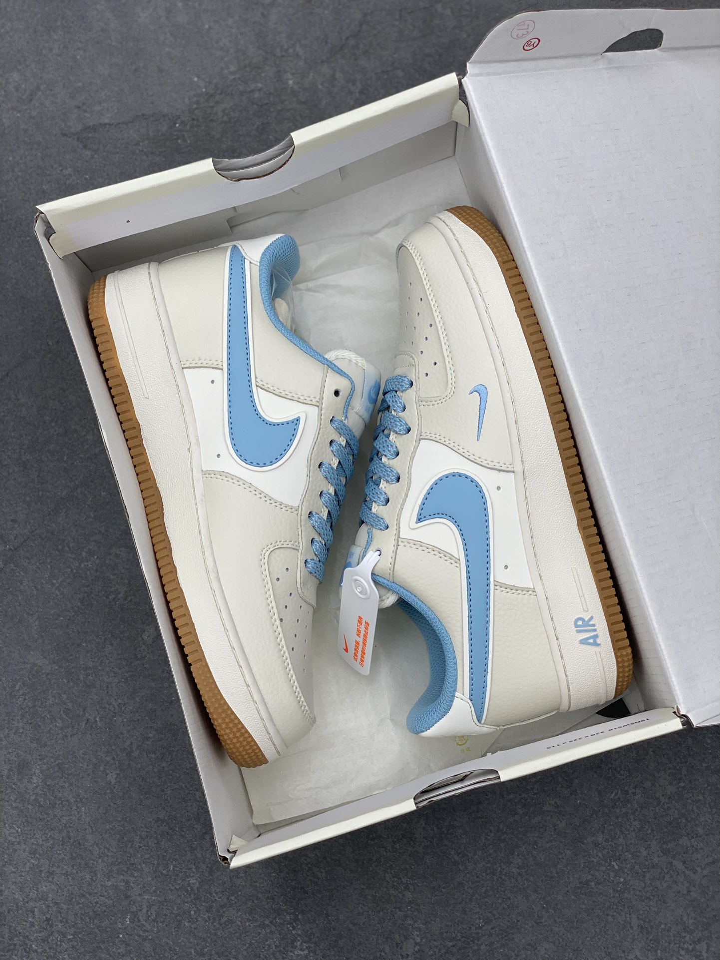 Nike Air Force 1 '07 Low 'Beige Light Blue' Sneakers - Limited Edition Style 10 i1696619540 1695 8