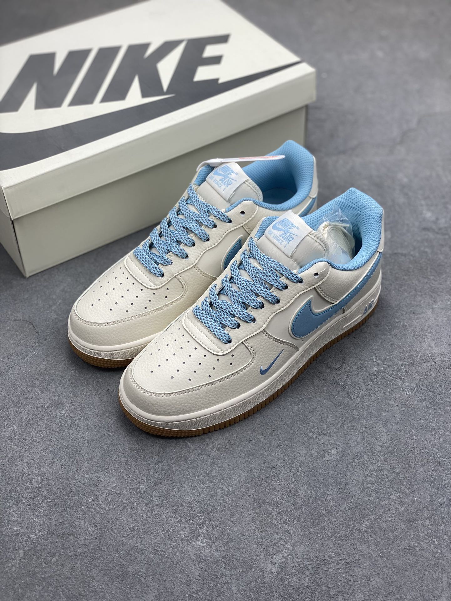 Nike Air Force 1 '07 Low 'Beige Light Blue' Sneakers - Limited Edition Style 9 i1696619540 4428 7