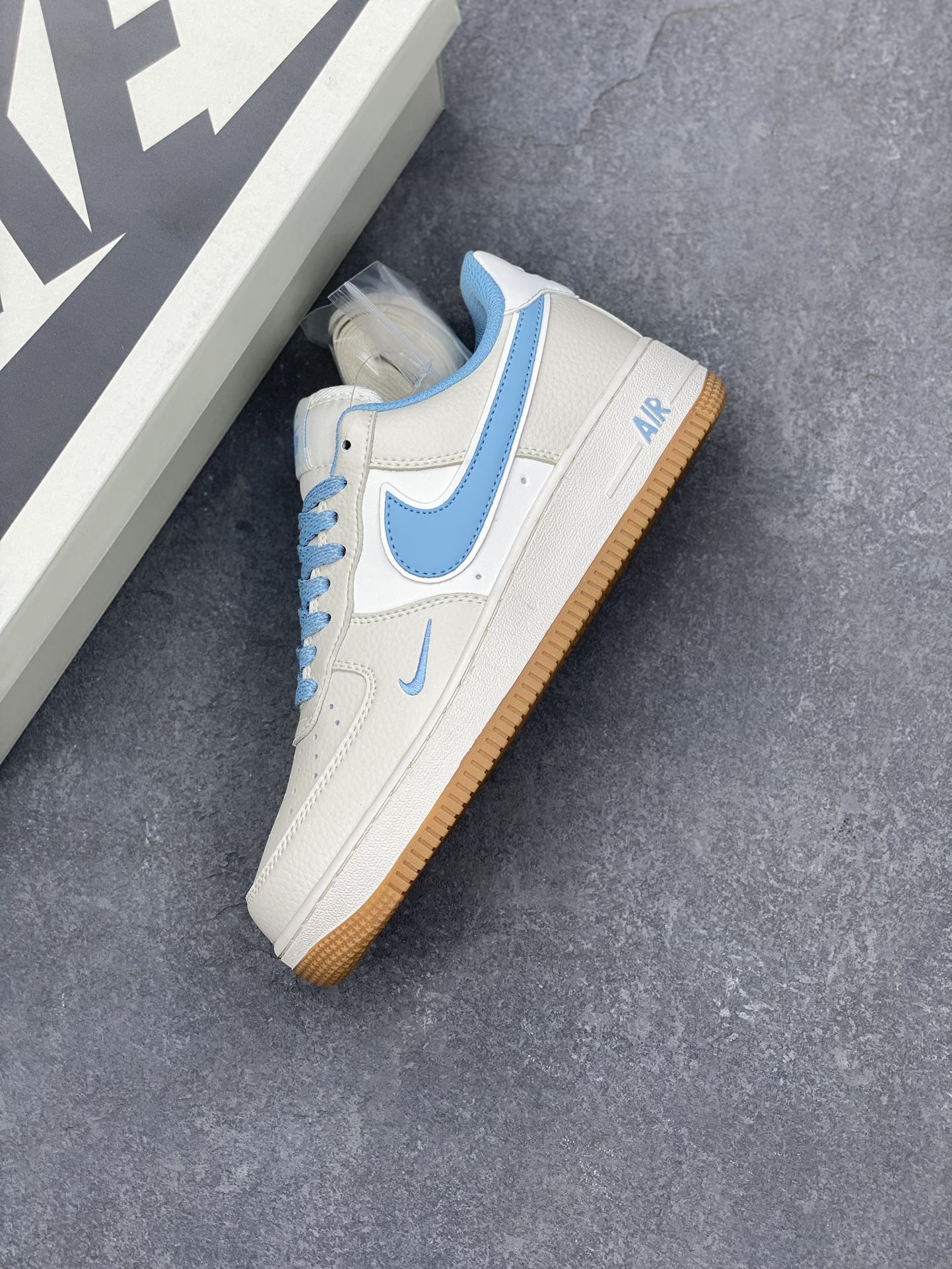 Nike Air Force 1 '07 Low 'Beige Light Blue' Sneakers - Limited Edition Style 8 i1696619540 634 6