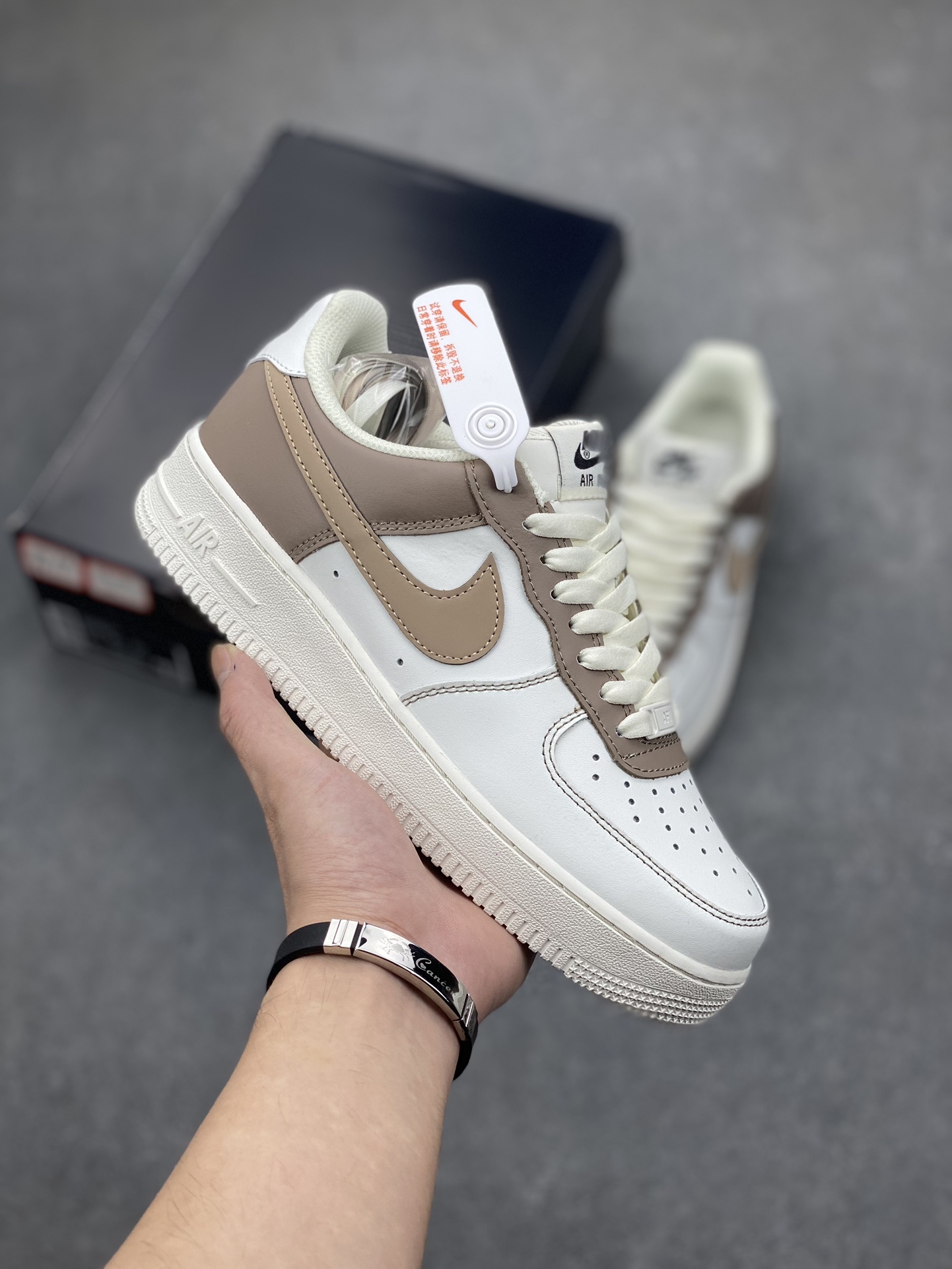 Nike Air Force 1 '07 Low White/Mushroom Casual Shoes DT0226-303