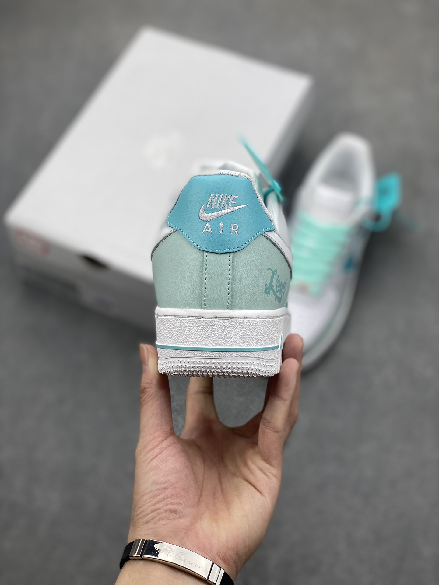 Nike Air Force 1 '07 Low White/Aurora Green Women's Shoes CW2288-111 5 i1696974887 2406 3