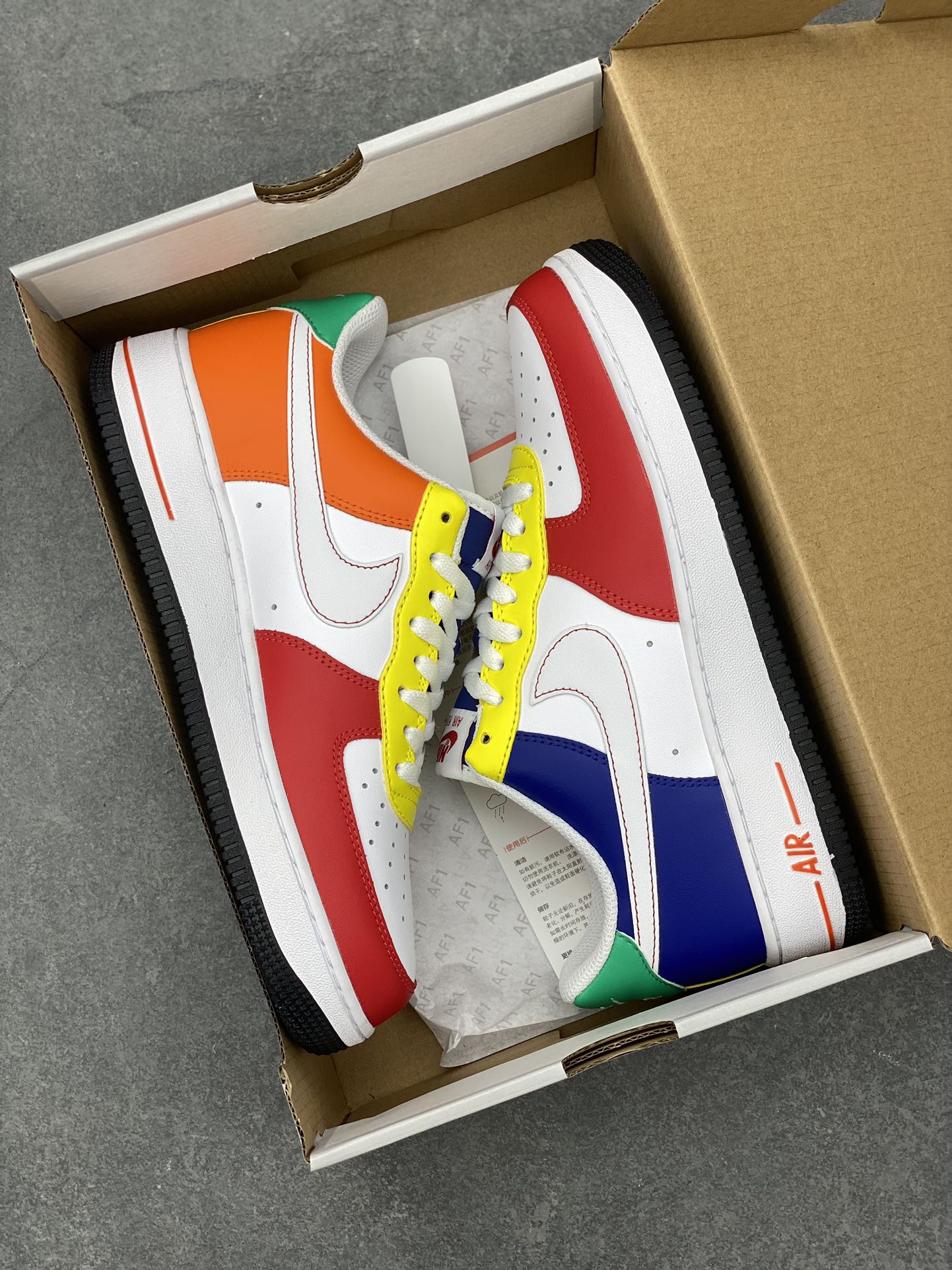 Nike Air Force 1 '07 Low Multi-Color Leather Upper Fashion Sneakers 10 i1696975168 3731 8
