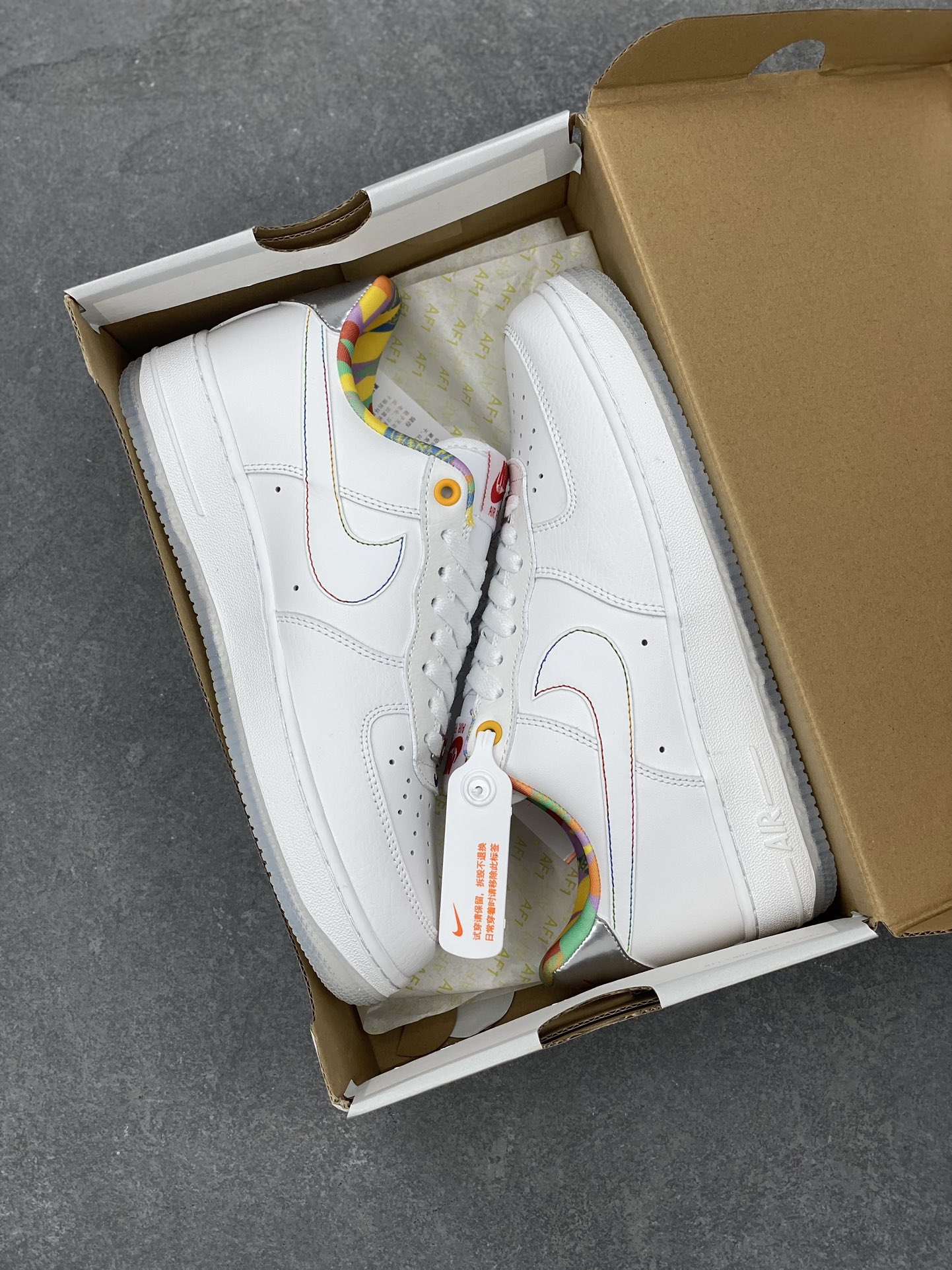 Nike Air Force 1 '07 Low N7 White Sneakers Totem Tassel FN8912-111 10 i1697230716 4831 8