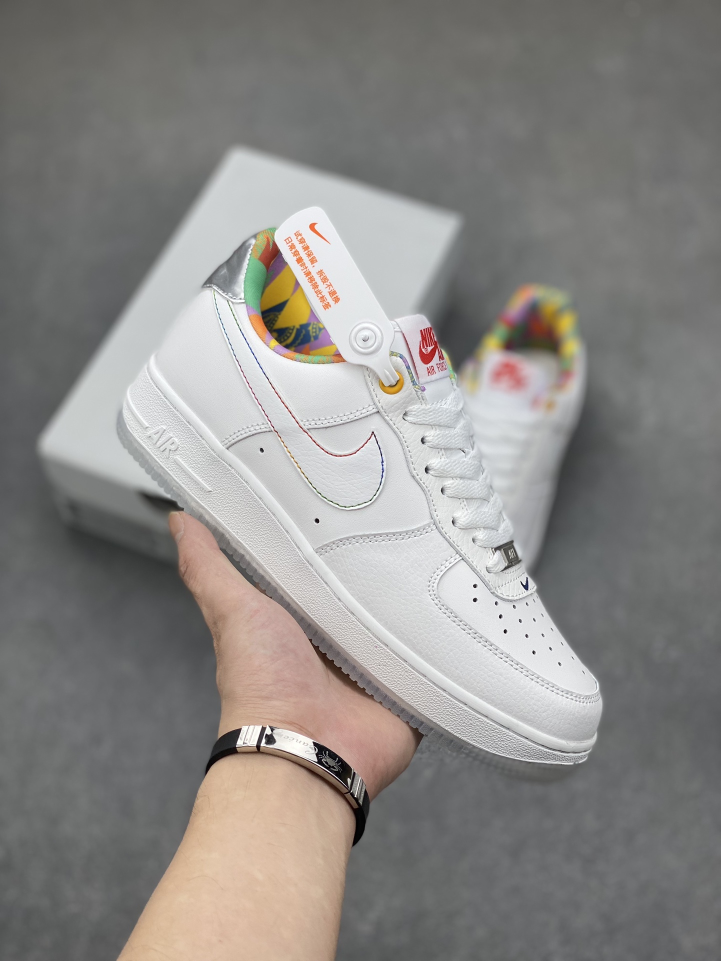 Nike Air Force 1 '07 Low N7 White Sneakers Totem Tassel FN8912-111 2 i1697230716 6684 0