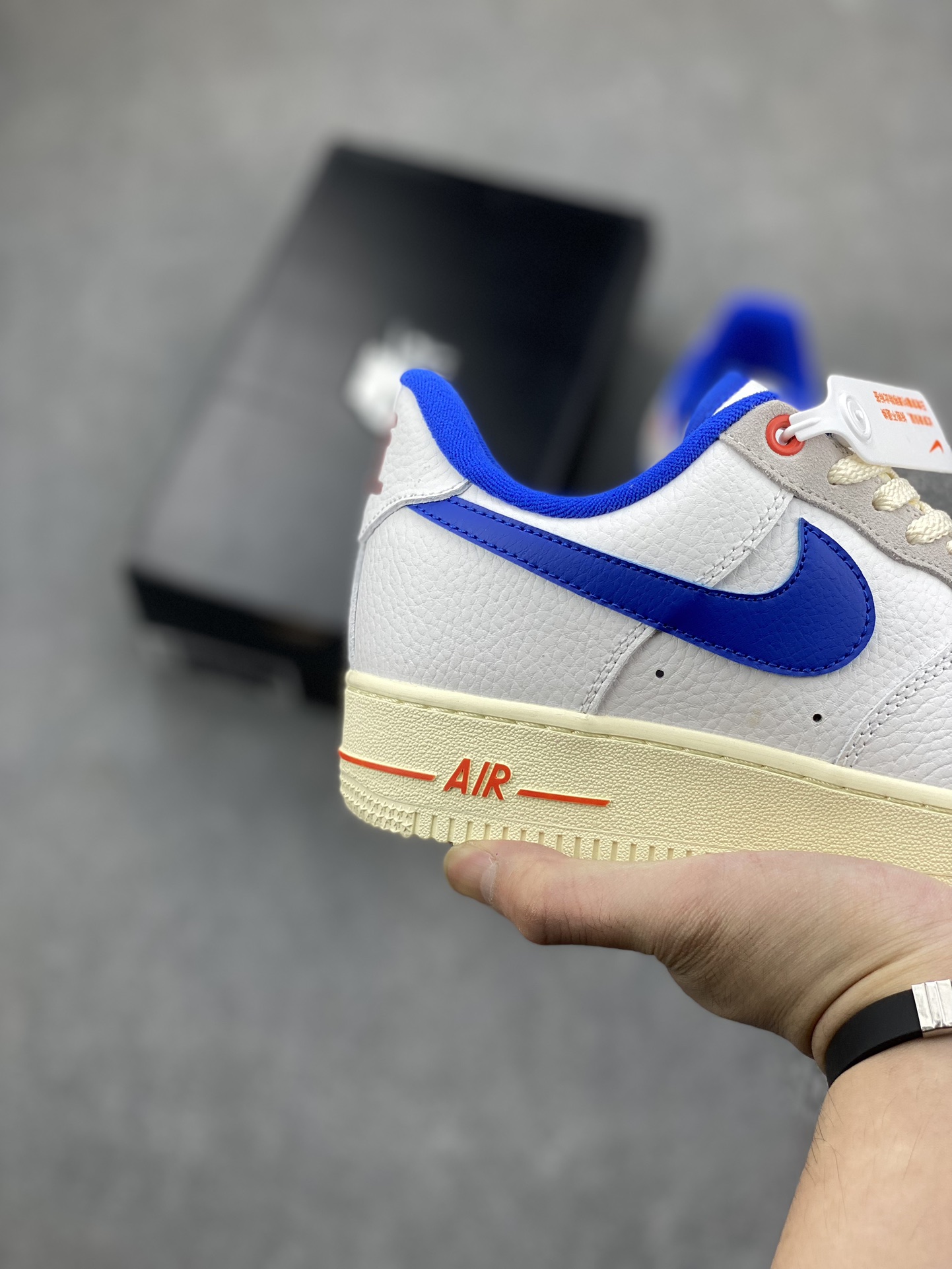 Nike Air Force 1 Low Retro Premium Sneakers - White/Blue - DR0148-100 6 i1697231032 1915 4