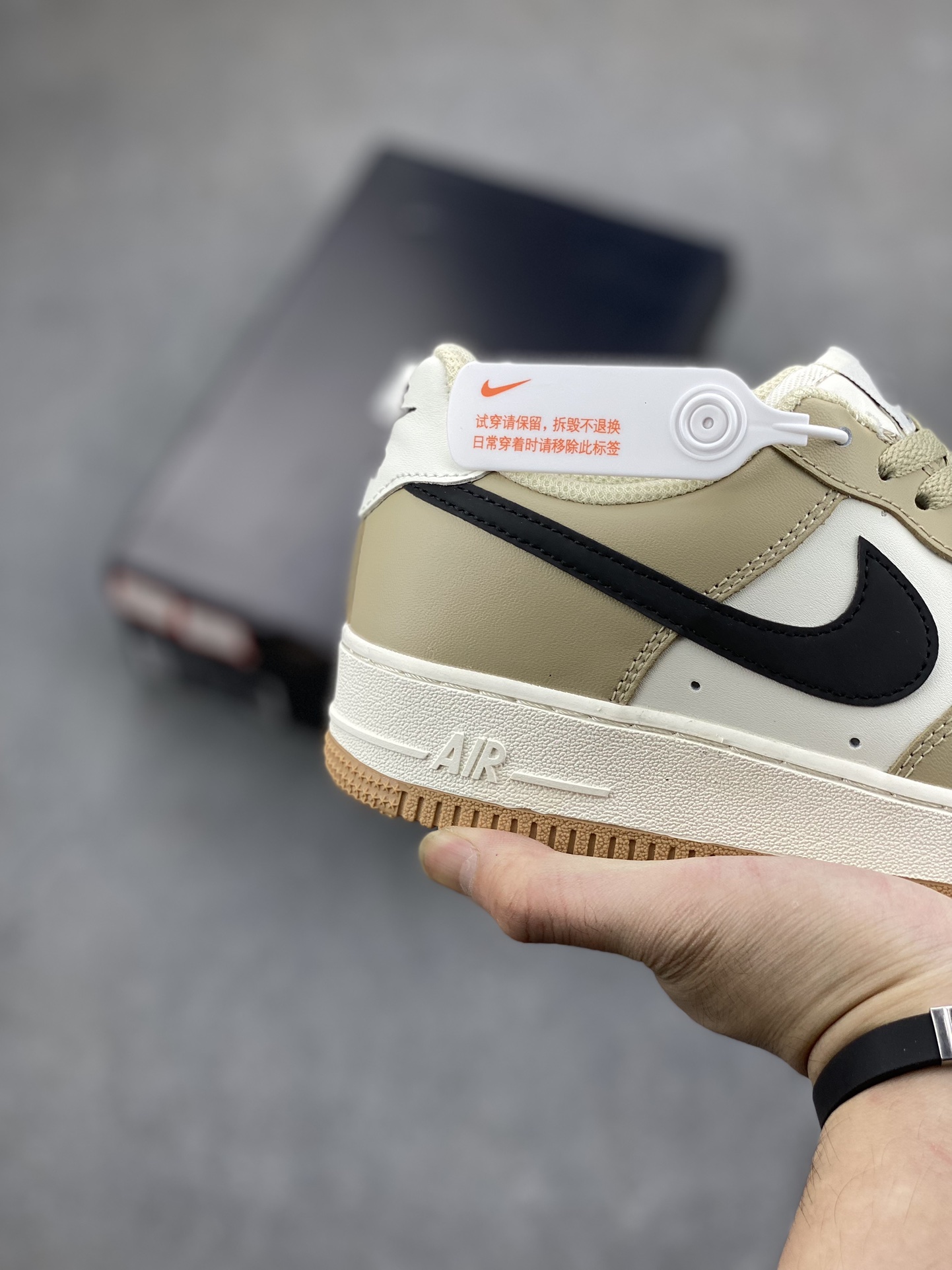 Nike Air Force 1 Low White Khaki Black Swoosh - DH5969-633 6 i1697482823 7538 4