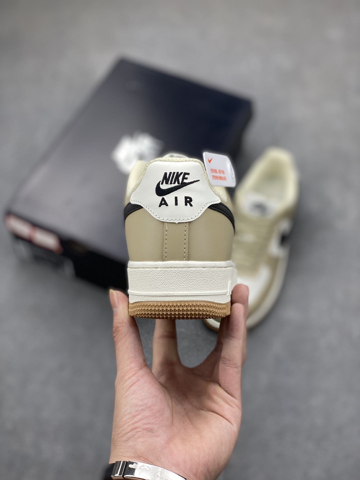 Nike Air Force 1 Low White Khaki Black Swoosh - DH5969-633 5 i1697482823 8284 3