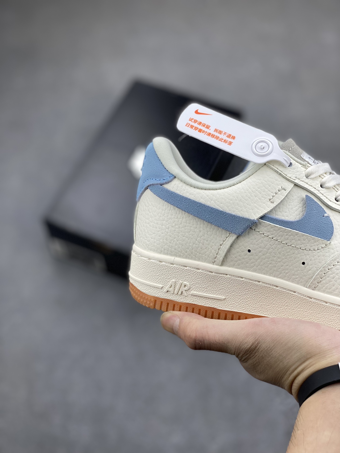 Nike Air Force 1 Low Cut-Out Swoosh White Blue DV0740-100 Sneakers 6 i1697675075 1469 4