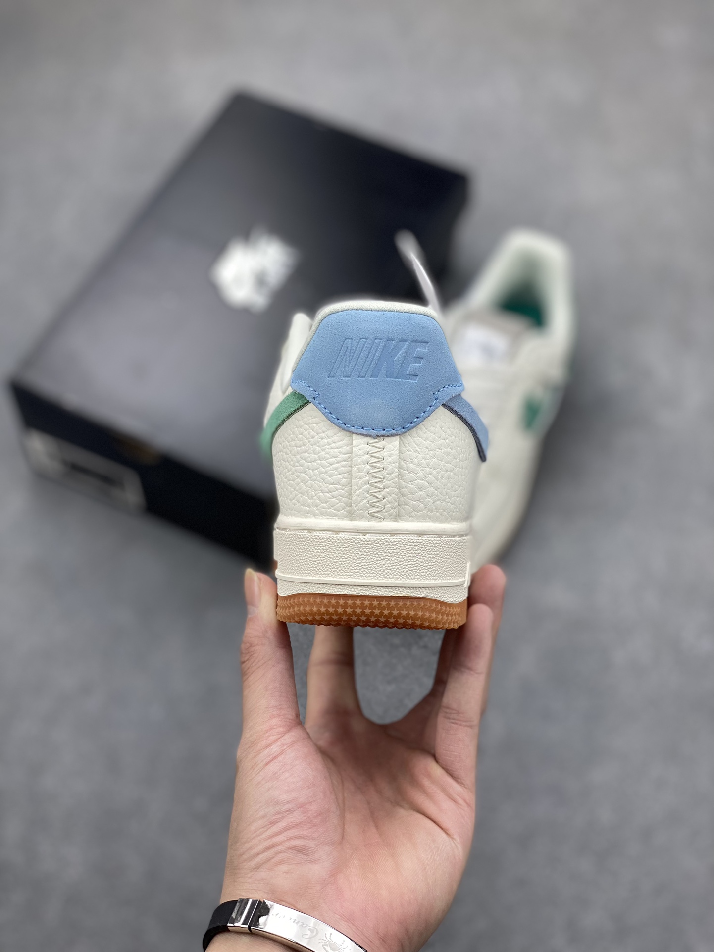 Nike Air Force 1 Low Cut-Out Swoosh White Blue DV0740-100 Sneakers 5 i1697675075 8528 3