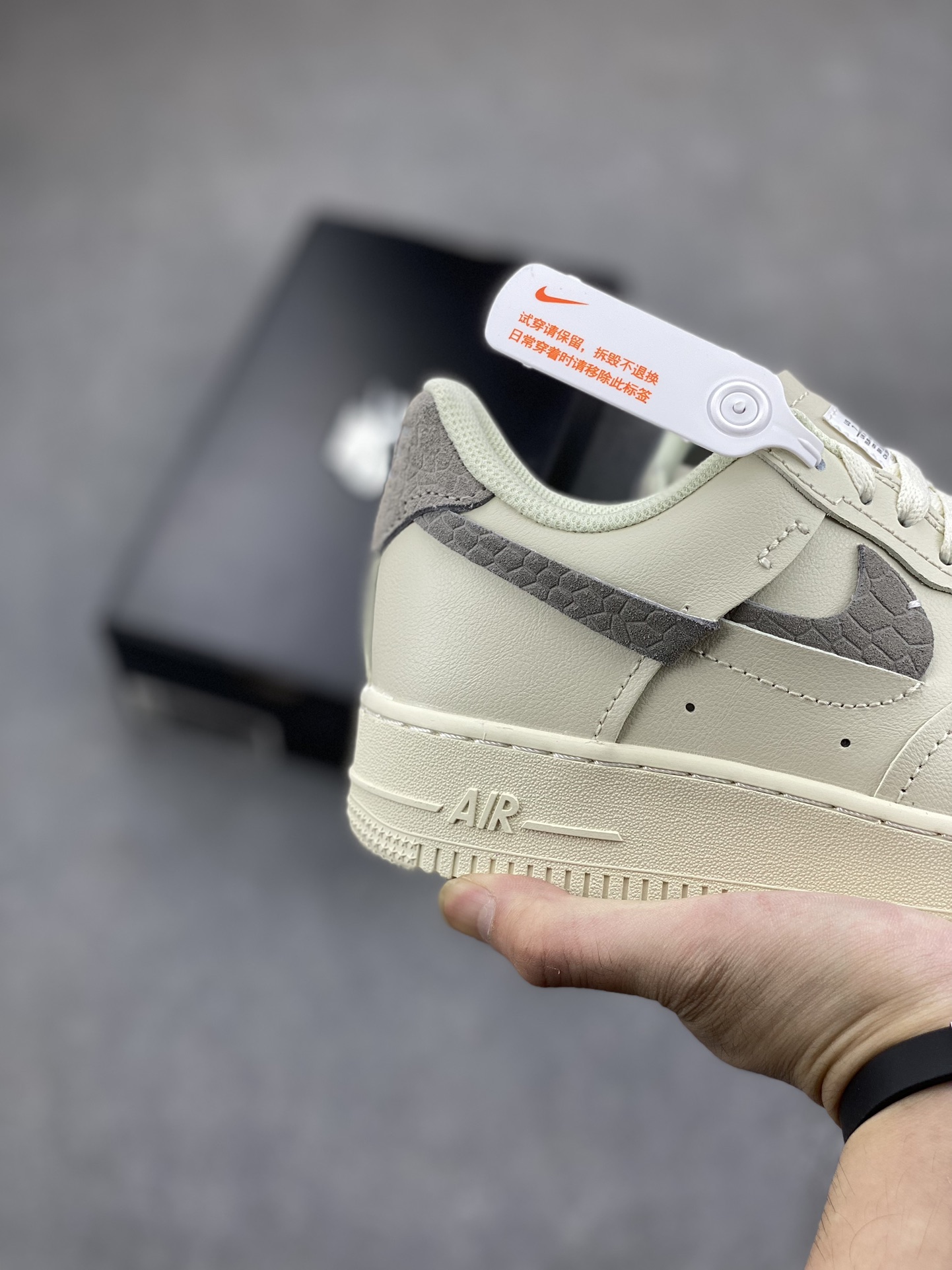 Nike Air Force 1 Low Cut-Out Swoosh Ivory Sneakers DH3869-001 6 i1697675112 5150 4