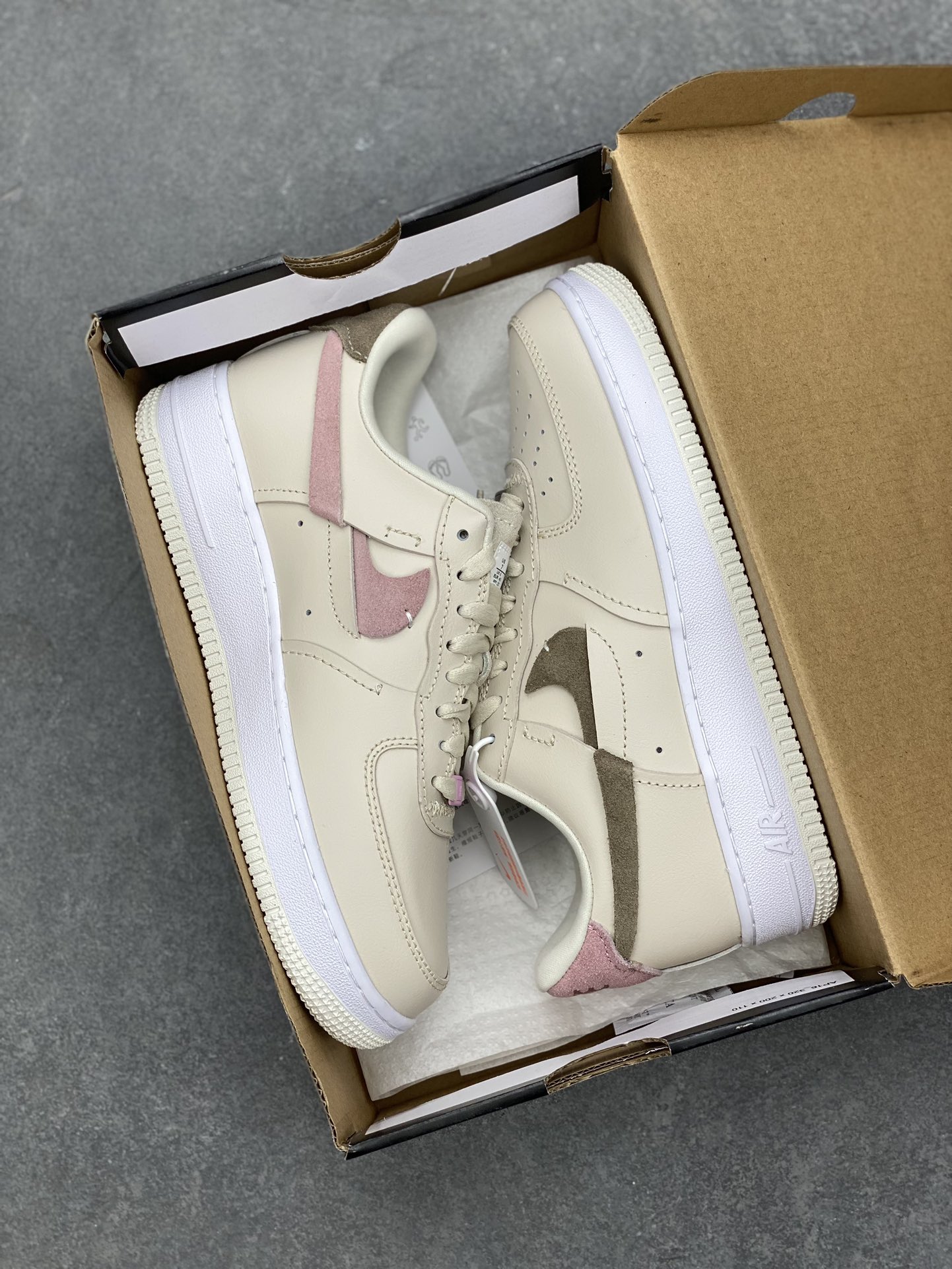Nike Air Force 1 Low Cut-Out Swoosh Casual Sneakers DC1425-100 10 i1697675163 6672 8