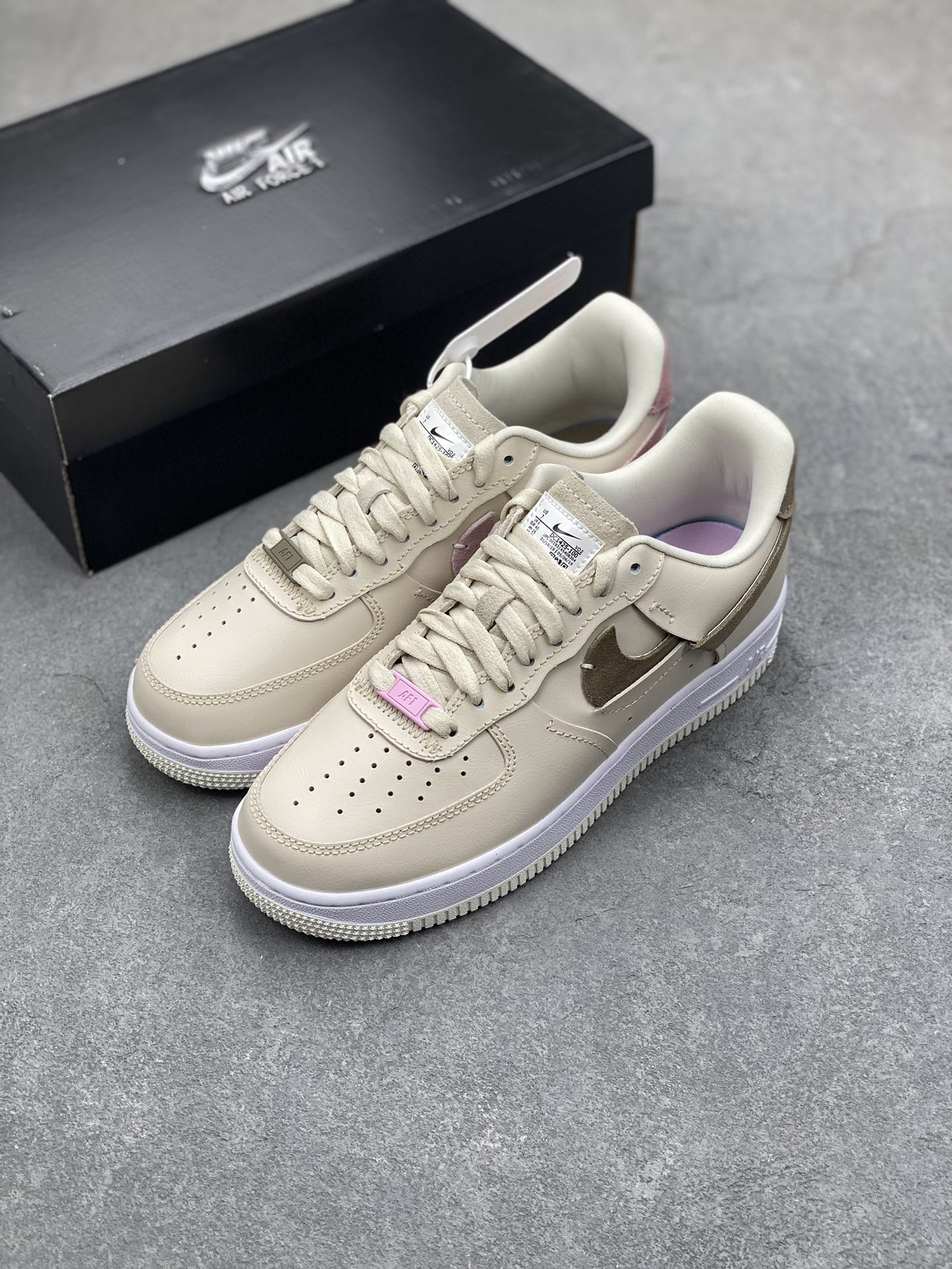 Nike Air Force 1 Low Cut-Out Swoosh Casual Sneakers DC1425-100 9 i1697675163 9063 7