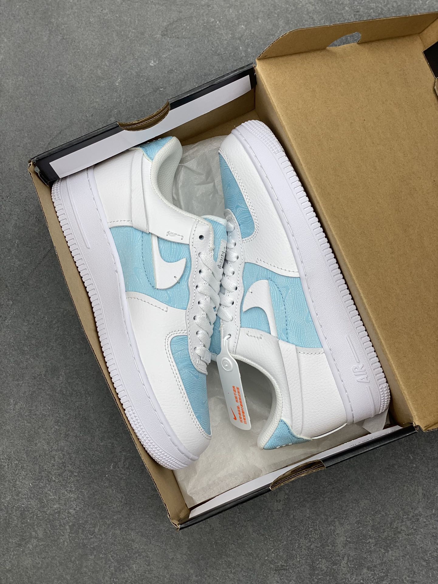 Nike Air Force 1 Low White Blue DJ6904-600,Premium Air Cushion,Comfortable Sneakers 10 i1697675199 9642 8