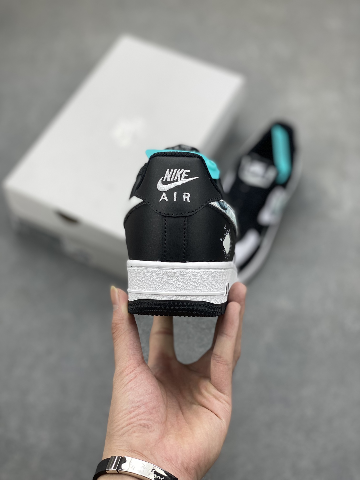 Nike Air Force 1 '07 Low Karesansui Shoes DV0788-001 - Black/White 5 i1698086020 1336 3