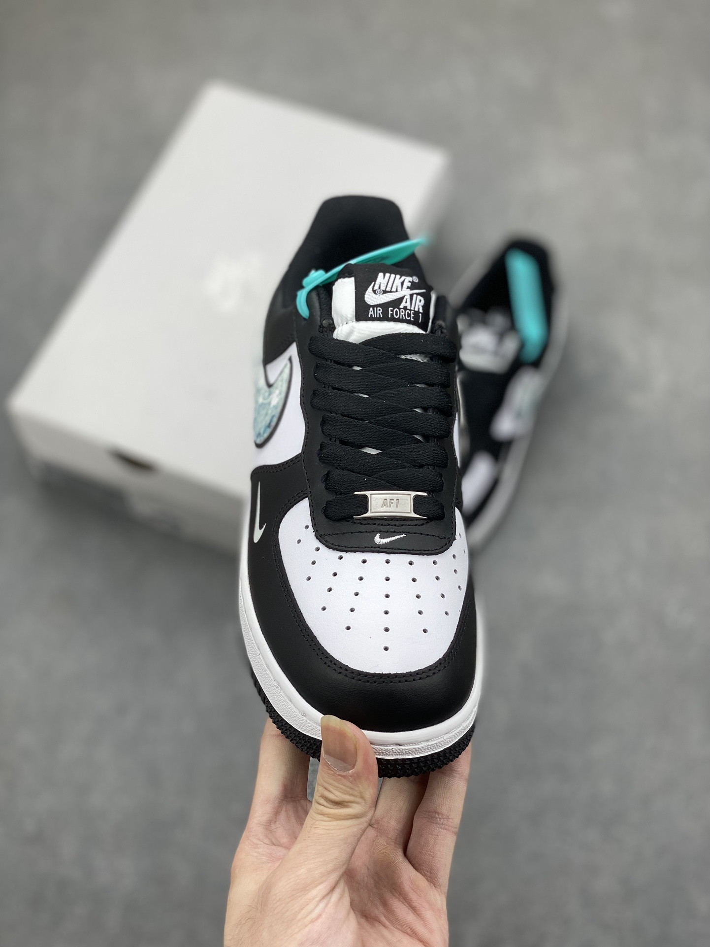 Nike Air Force 1 '07 Low Karesansui Shoes DV0788-001 - Black/White 3 i1698086020 8551 1