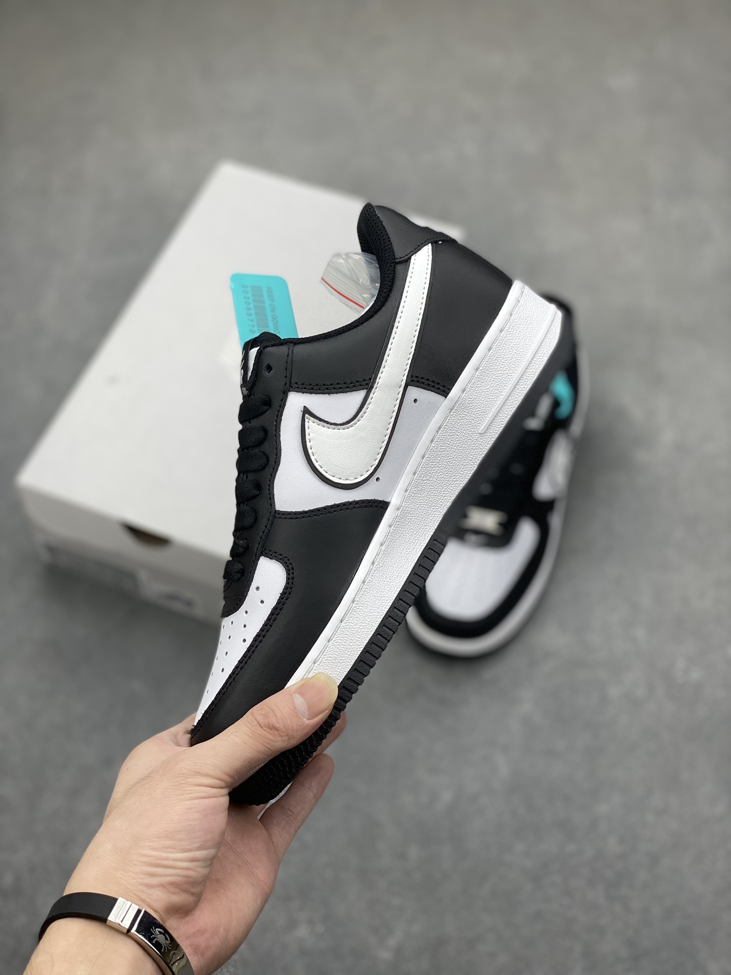 Nike Air Force 1 '07 Low Panda Custom Sneakers DV0788-001 (Various Sizes) 4 i1698086064 5405 2