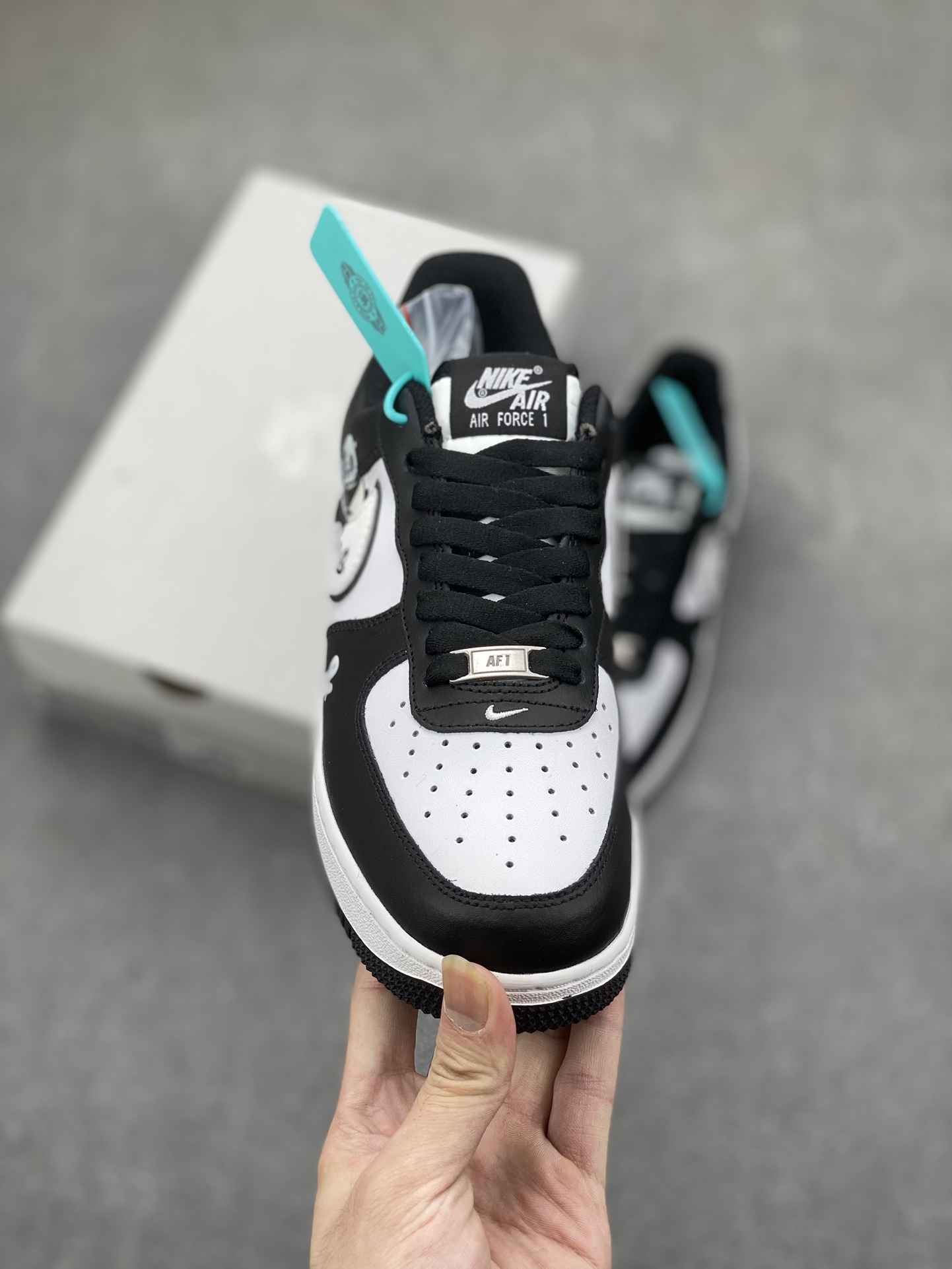 Nike Air Force 1 '07 Low Panda Custom Sneakers DV0788-001 (Various Sizes) 3 i1698086064 540 1