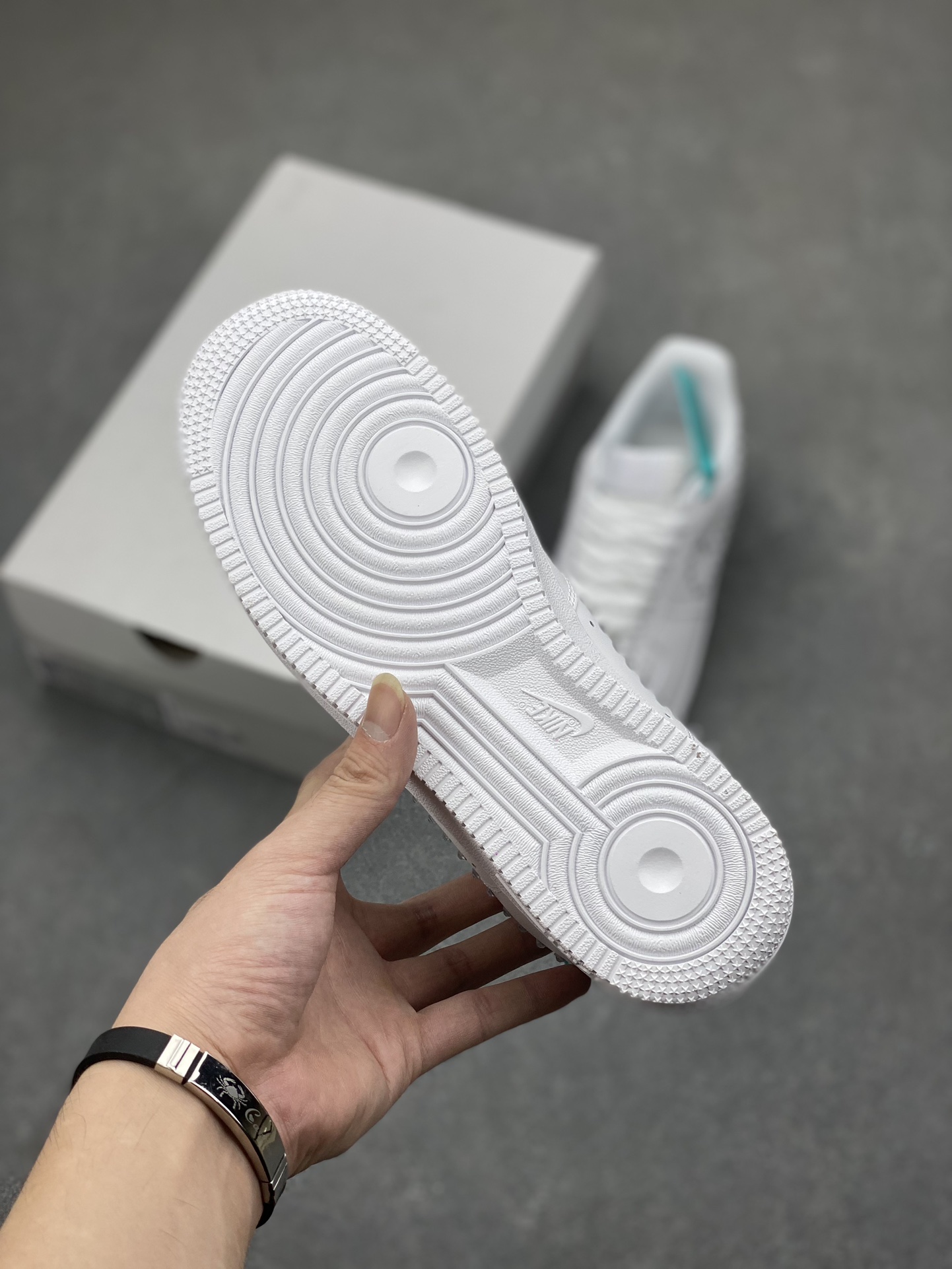 Nike Air Force 1 Low White with Silver Rhinestone Accents - All Sizes Available 7 i1698086375 7216 5