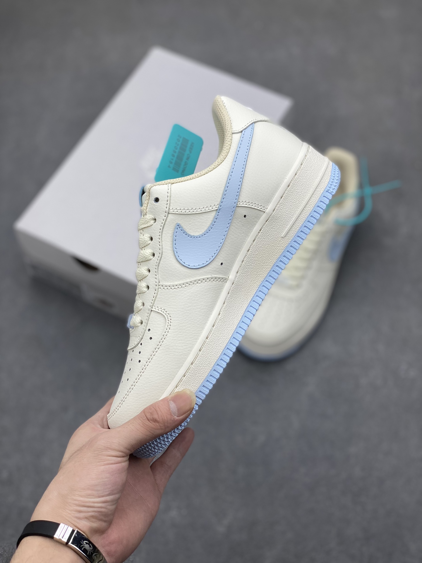 Air Force 1 '07 Low CW2288-111 Cream/Light Blue,Original Quality,Comfortable Sneakers 4 i1698094162 8915 2