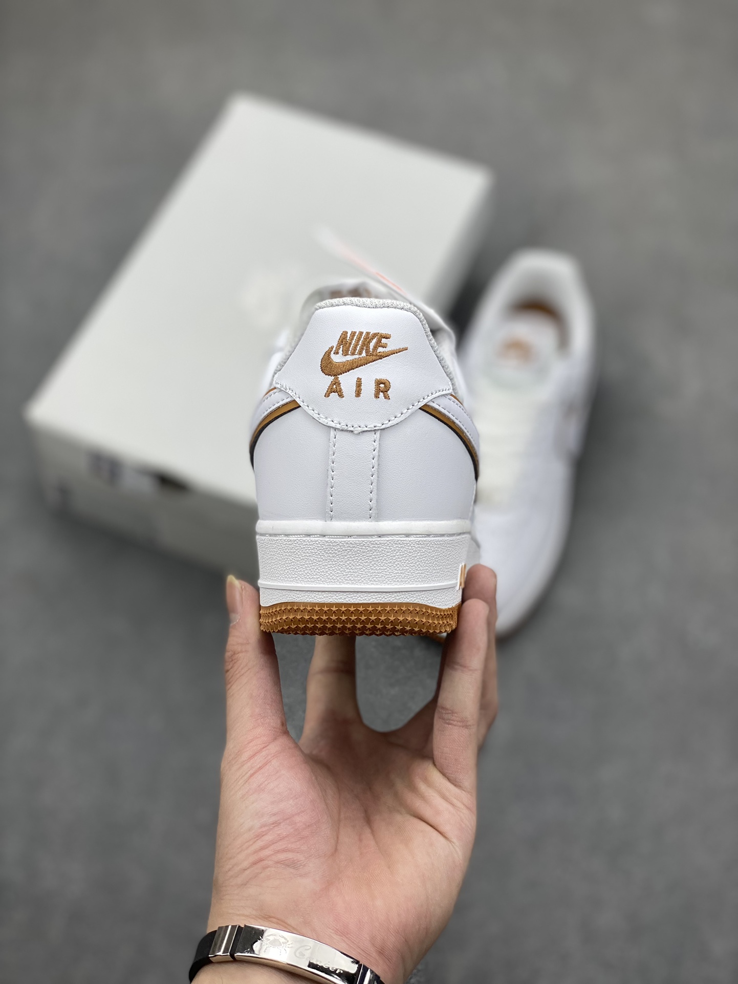 Nike Air Force 1 '07 Low White/Brown Sneaker - Original Quality, Perfect Fit 5 i1698094754 574 3
