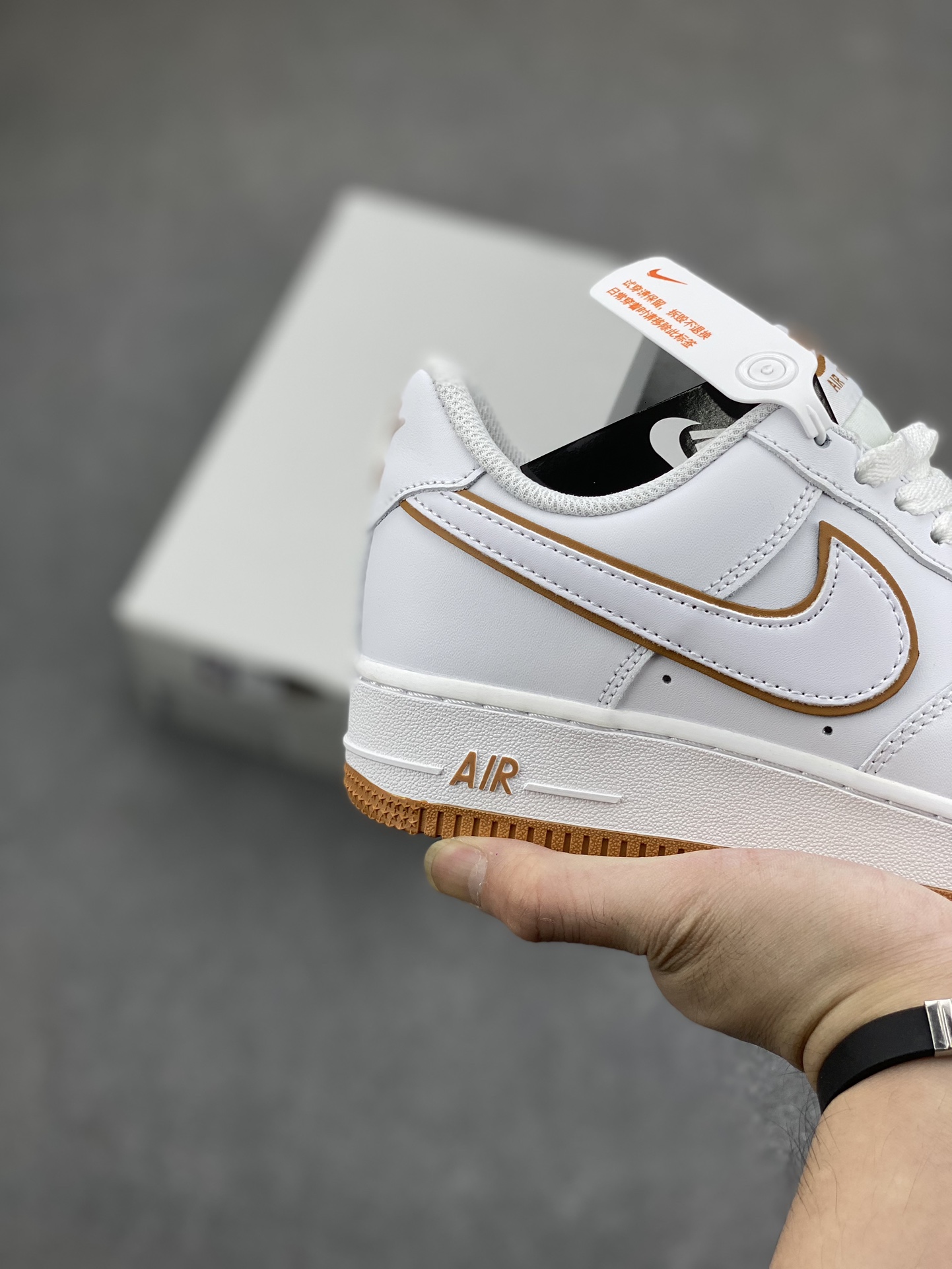 Nike Air Force 1 '07 Low White/Brown Sneaker - Original Quality, Perfect Fit 6 i1698094754 6613 4