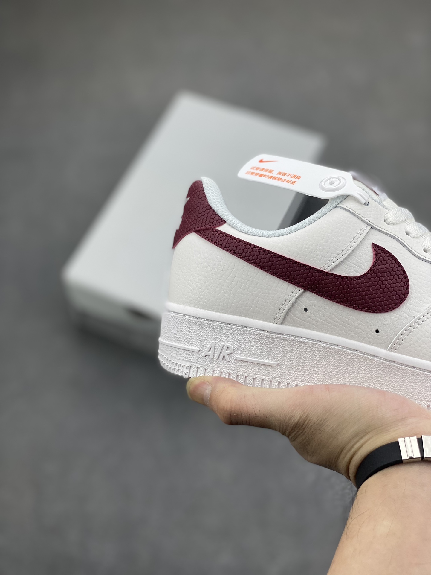 Nike Air Force 1 '07 Low White Maroon Casual Shoes CZ0326-100 6 i1698521079 4739 4
