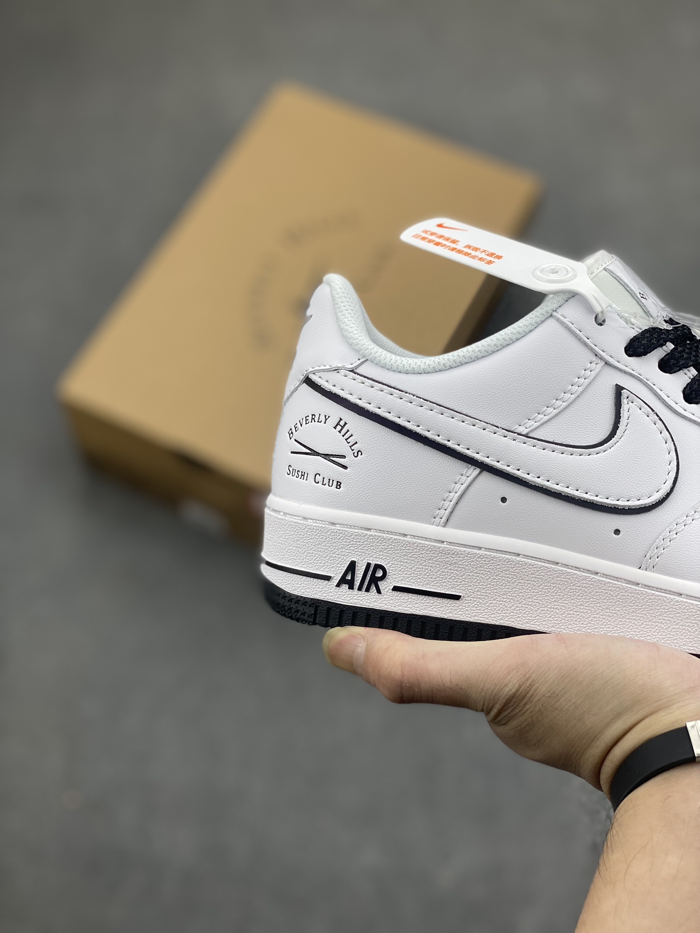 Nike Air Force 1 Low "Sushi Club" Black and White Casual Sneakers 6 i1698603150 2687 4