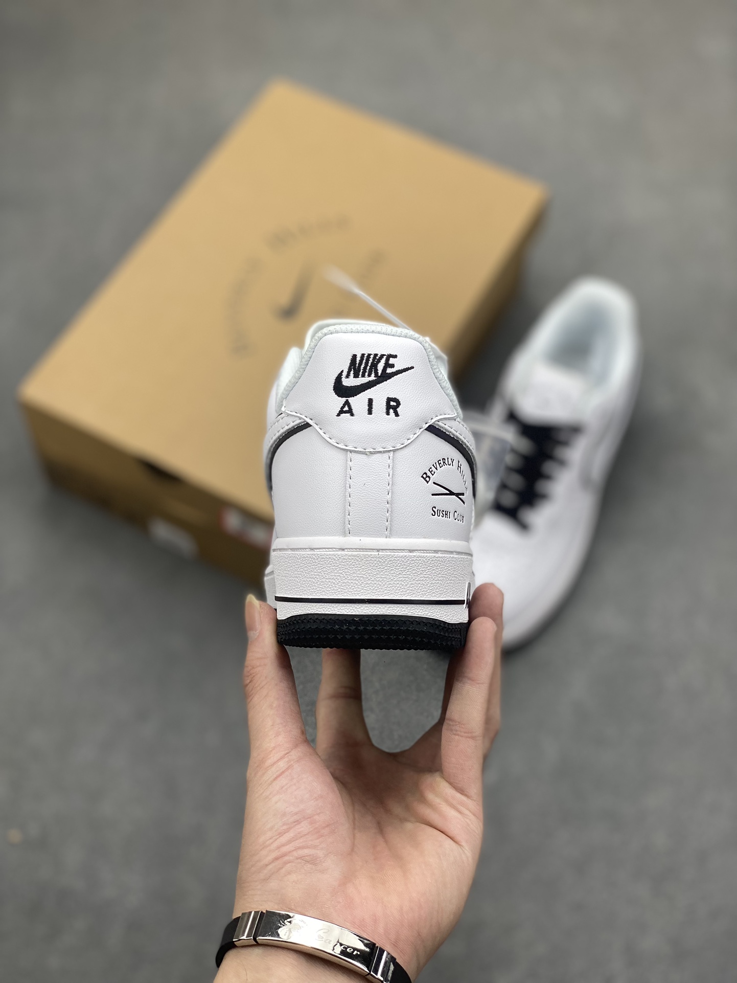 Nike Air Force 1 Low "Sushi Club" Black and White Casual Sneakers 5 i1698603150 4550 3