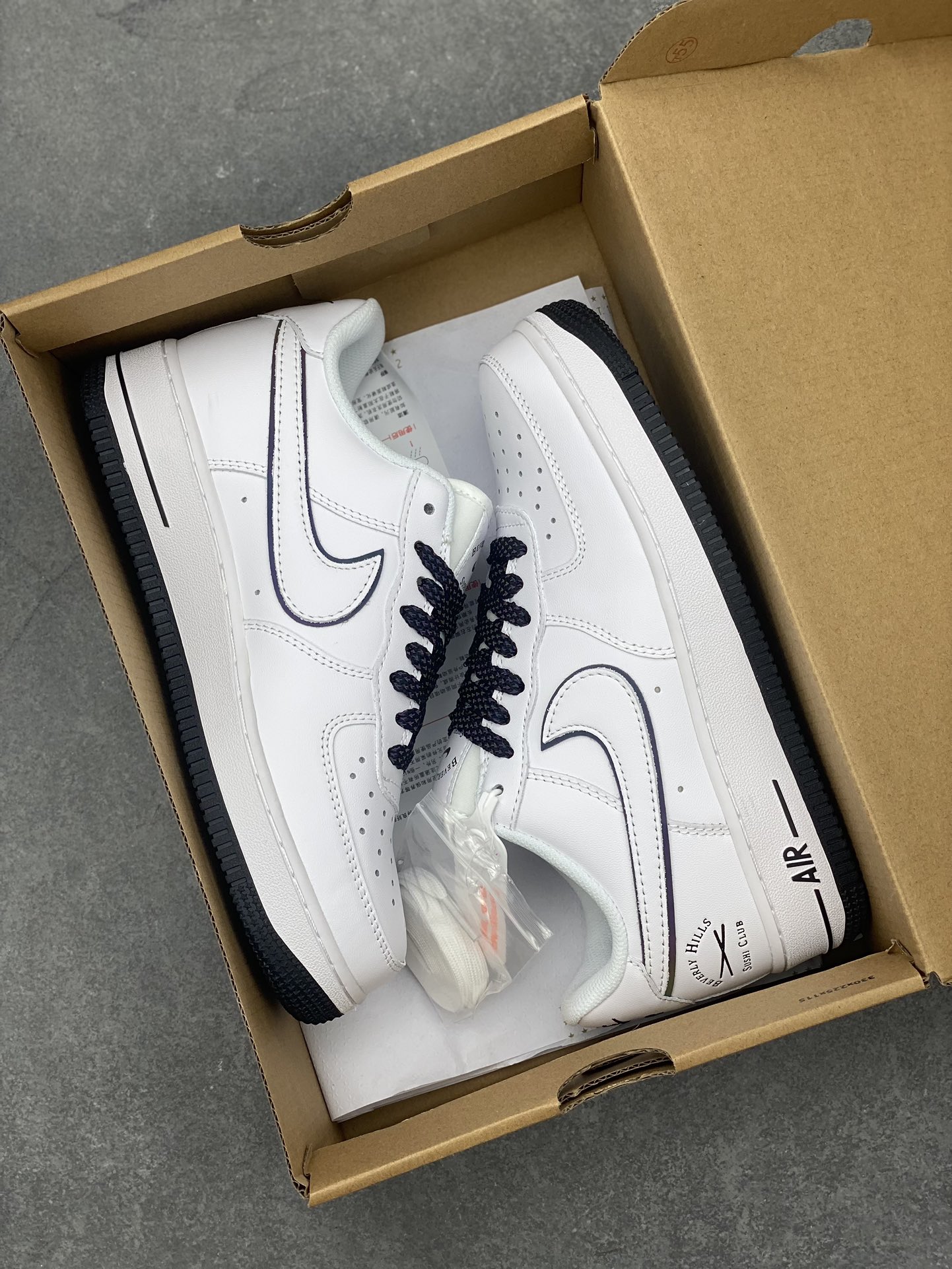 Nike Air Force 1 Low "Sushi Club" Black and White Casual Sneakers 10 i1698603150 5290 8