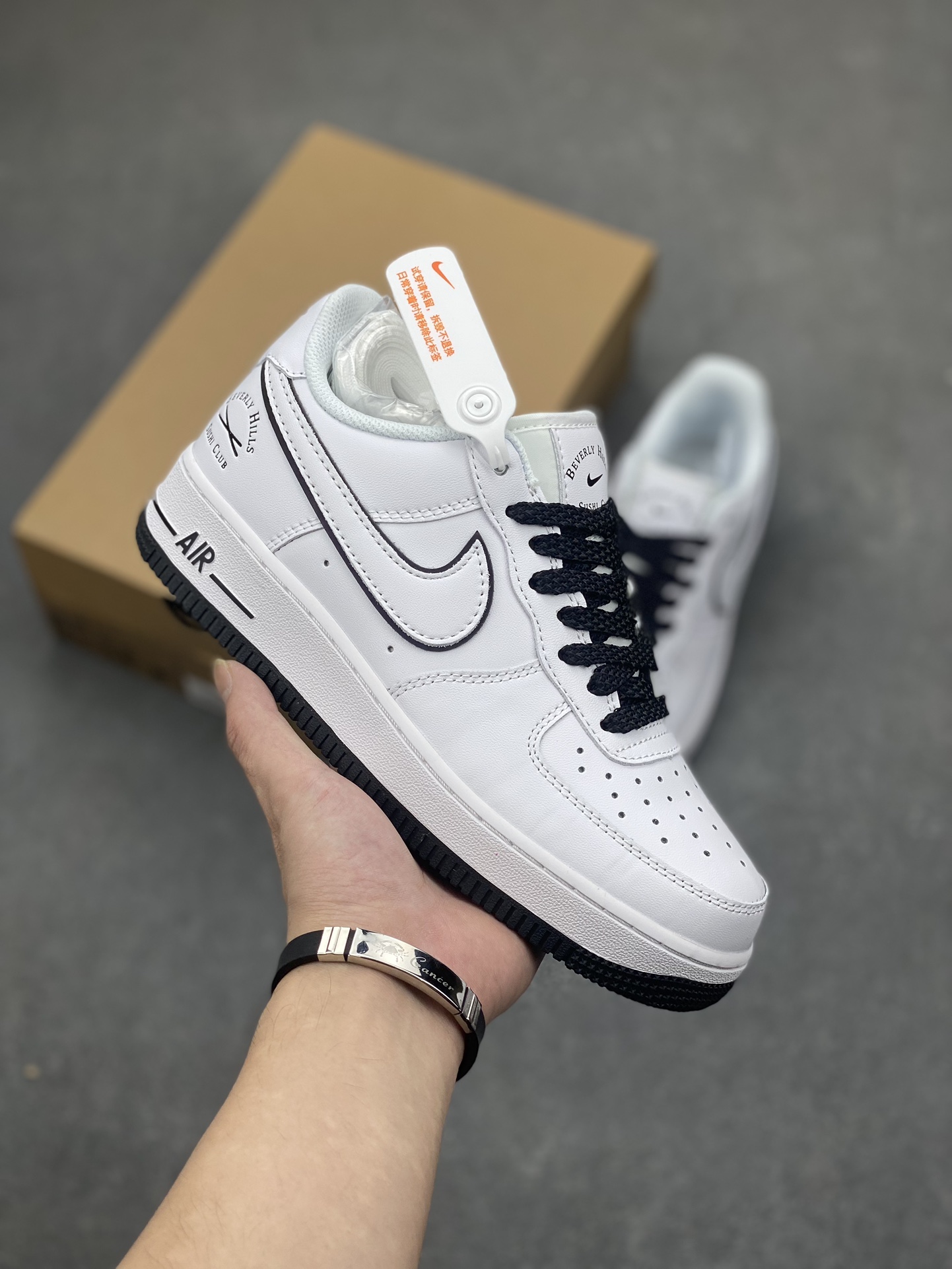 Nike Air Force 1 Low "Sushi Club" Black and White Casual Sneakers 2 i1698603150 7293 0