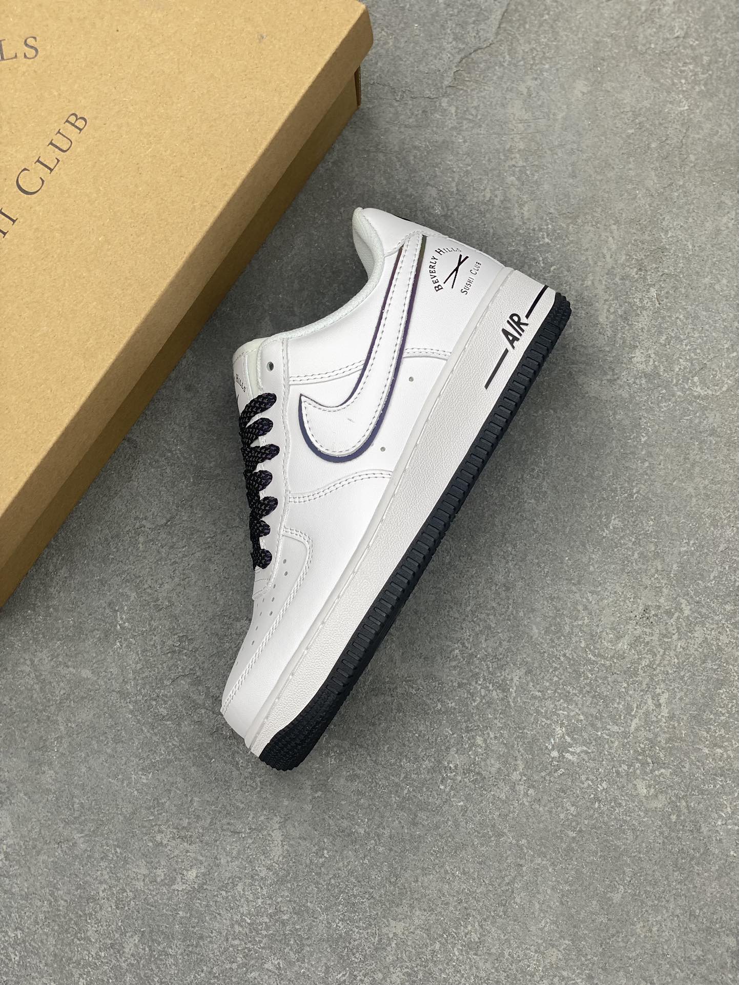 Nike Air Force 1 Low "Sushi Club" Black and White Casual Sneakers 8 i1698603150 8602 6