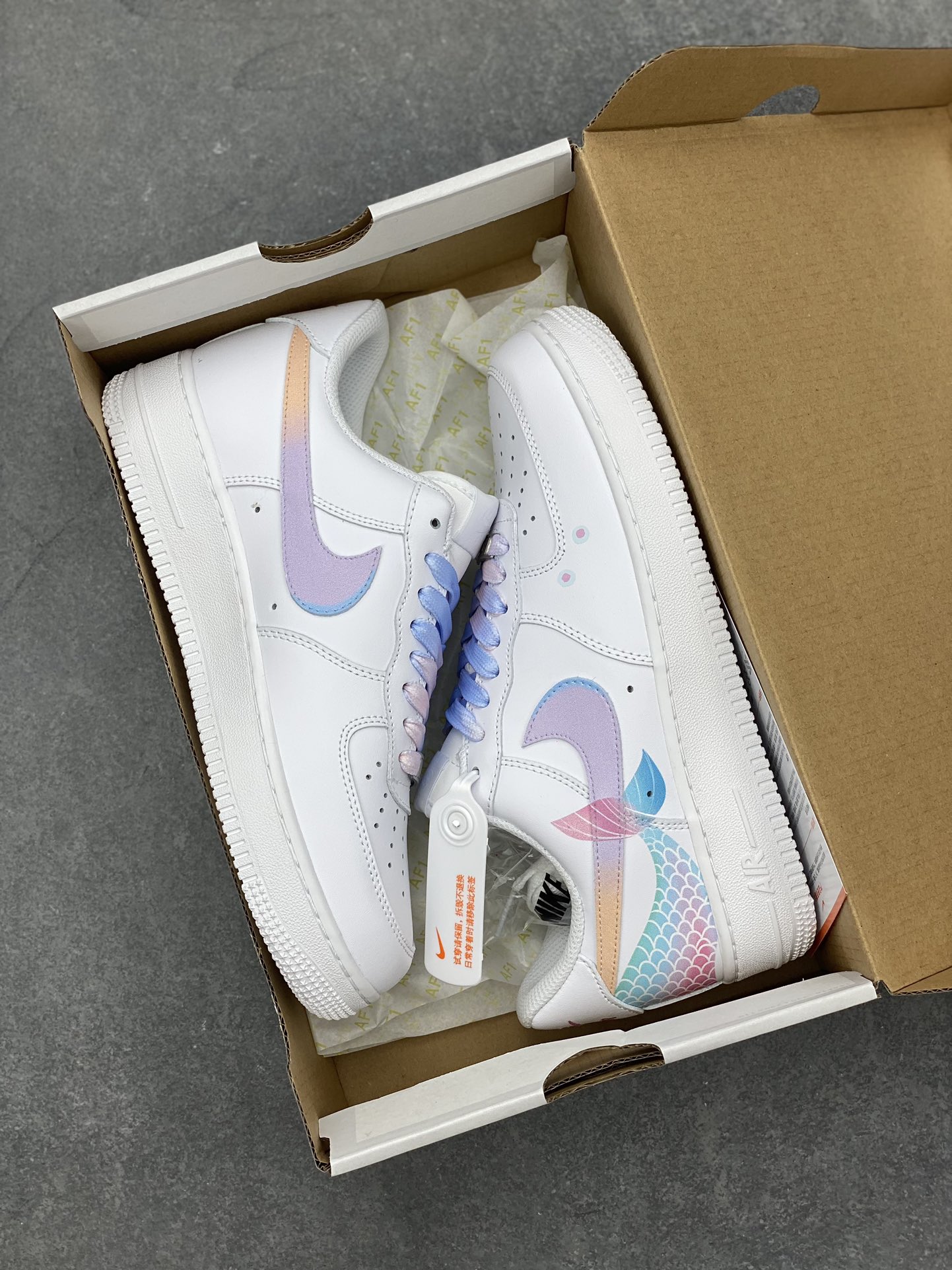 Nike Air Force 1 Low White Multi-Color Casual Shoes CW2288-111 10 i1698882297 4125 8