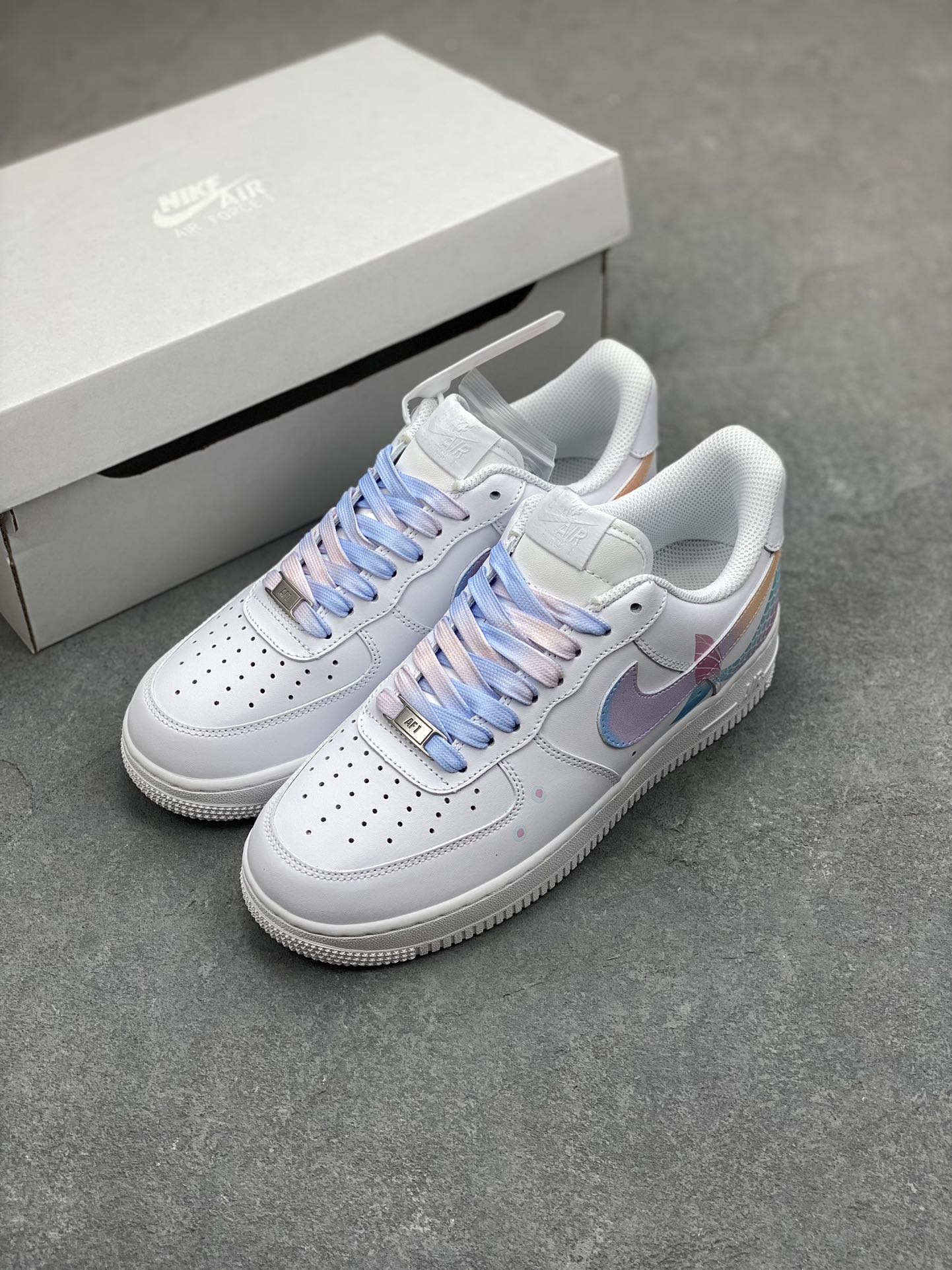 Nike Air Force 1 Low White Multi-Color Casual Shoes CW2288-111 9 i1698882297 7664 7