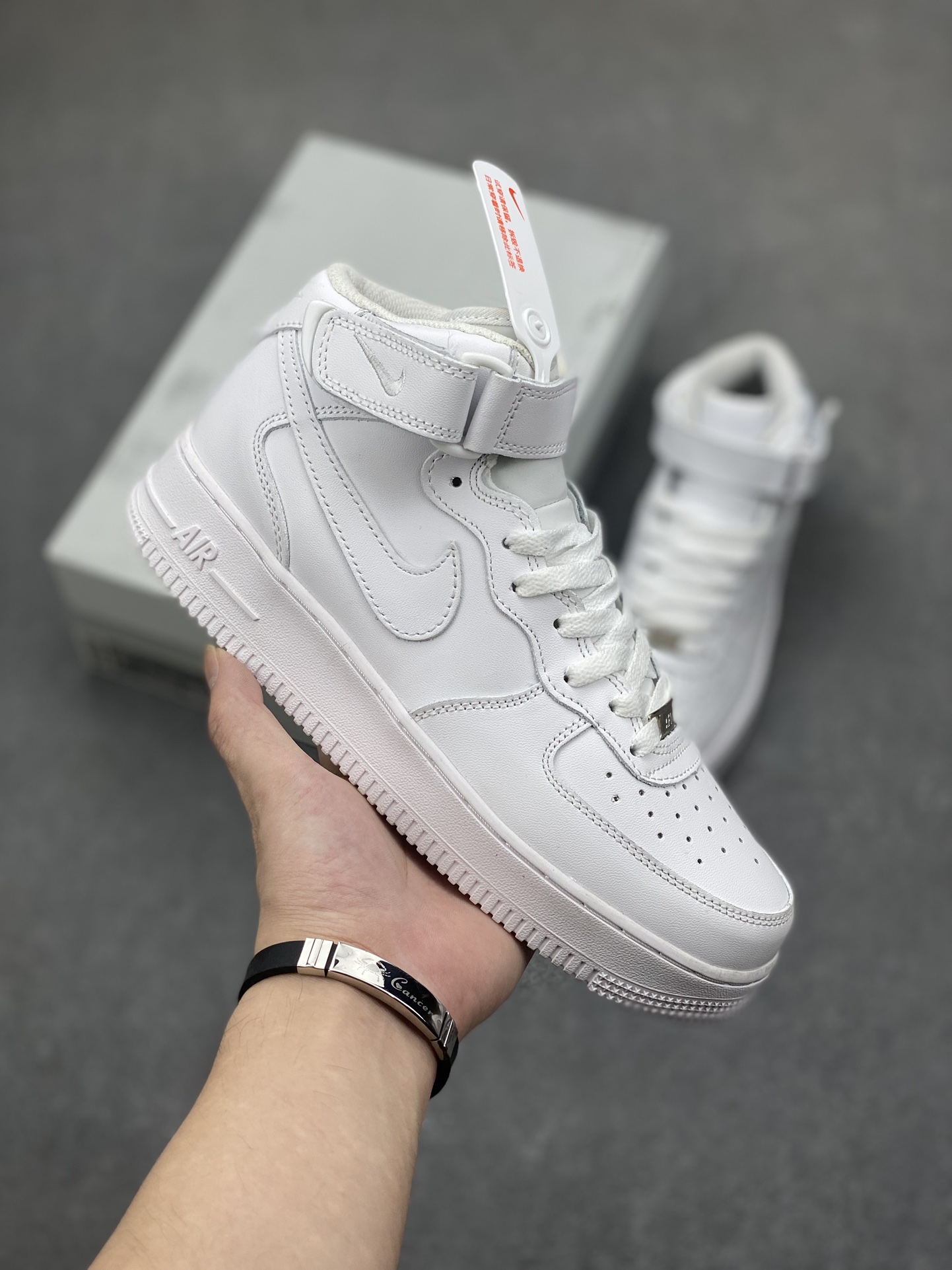 Nike Air Force 1 Mid 'White' Classic Basketball Shoes - Iconic Style & Comfort 2 i1698962859 6186 0
