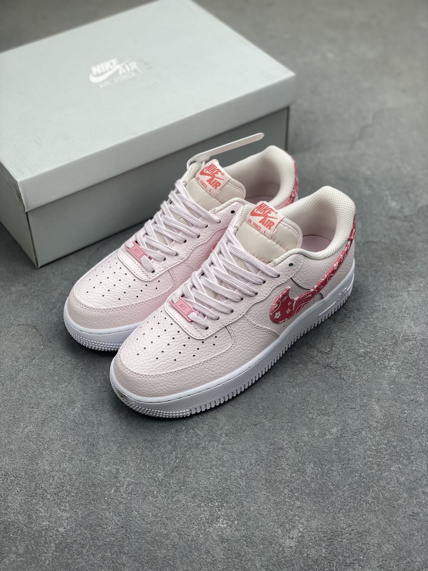 Nike Air Force 1 Low Pink Paisley Casual Sneakers - Style 315122-111 9 i1698962887 3036 7