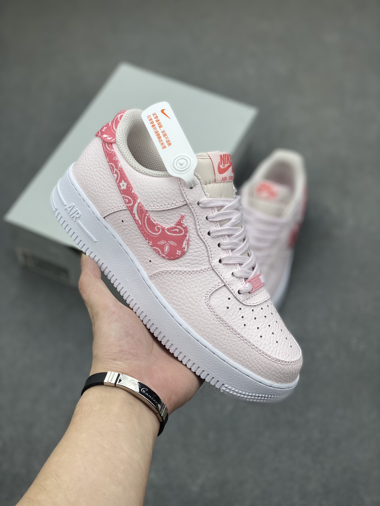 Nike Air Force 1 Low Pink Paisley Casual Sneakers - Style 315122-111 2 i1698962887 5656 0