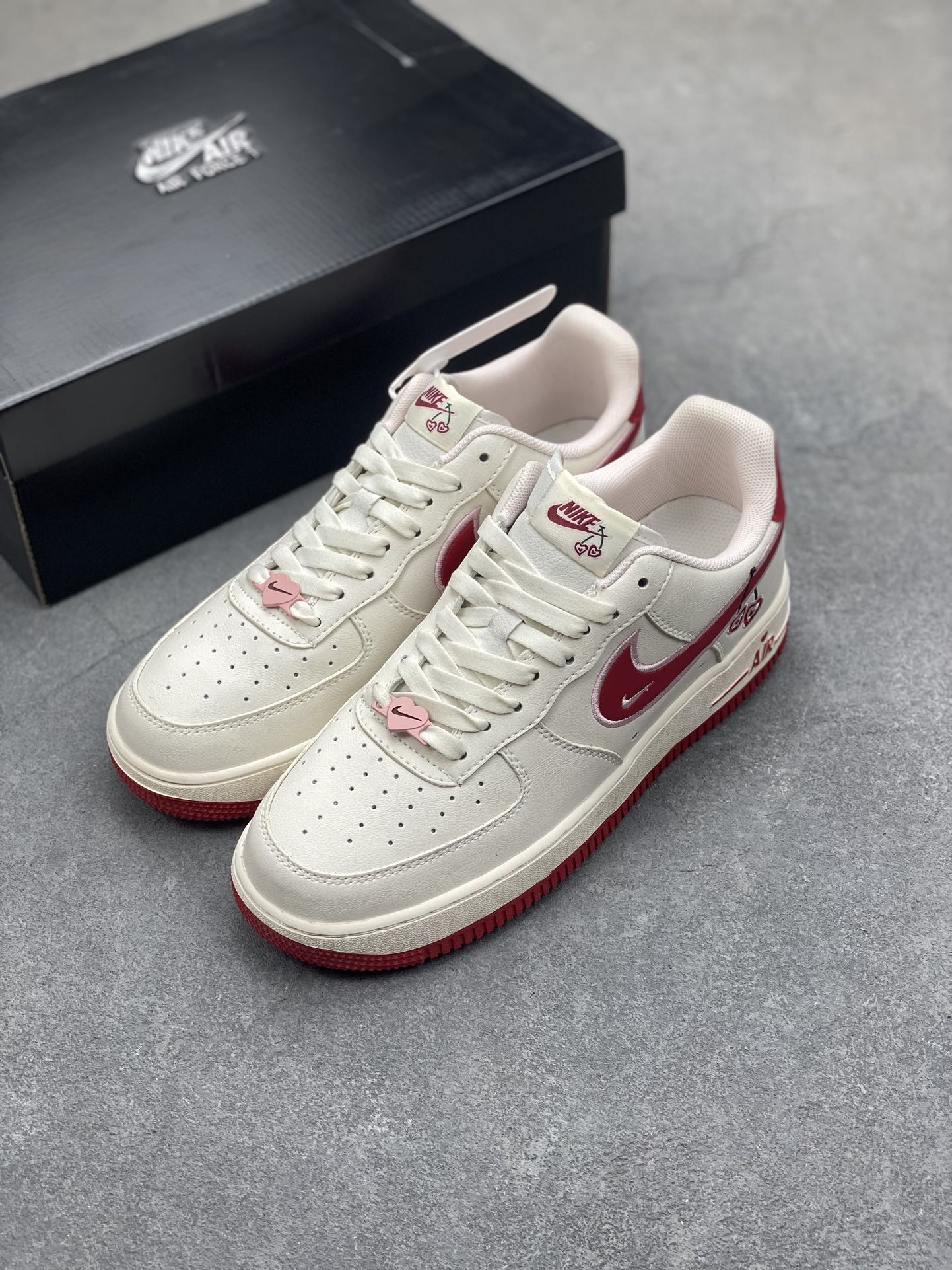 Nike Air Force 1 Low White/Red Casual Sneakers - Style & Comfort Combined 9 i1698962977 200 7