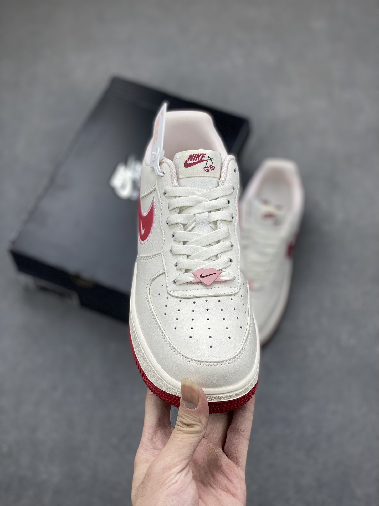 Nike Air Force 1 Low White/Red Casual Sneakers - Style & Comfort Combined 3 i1698962977 4541 1