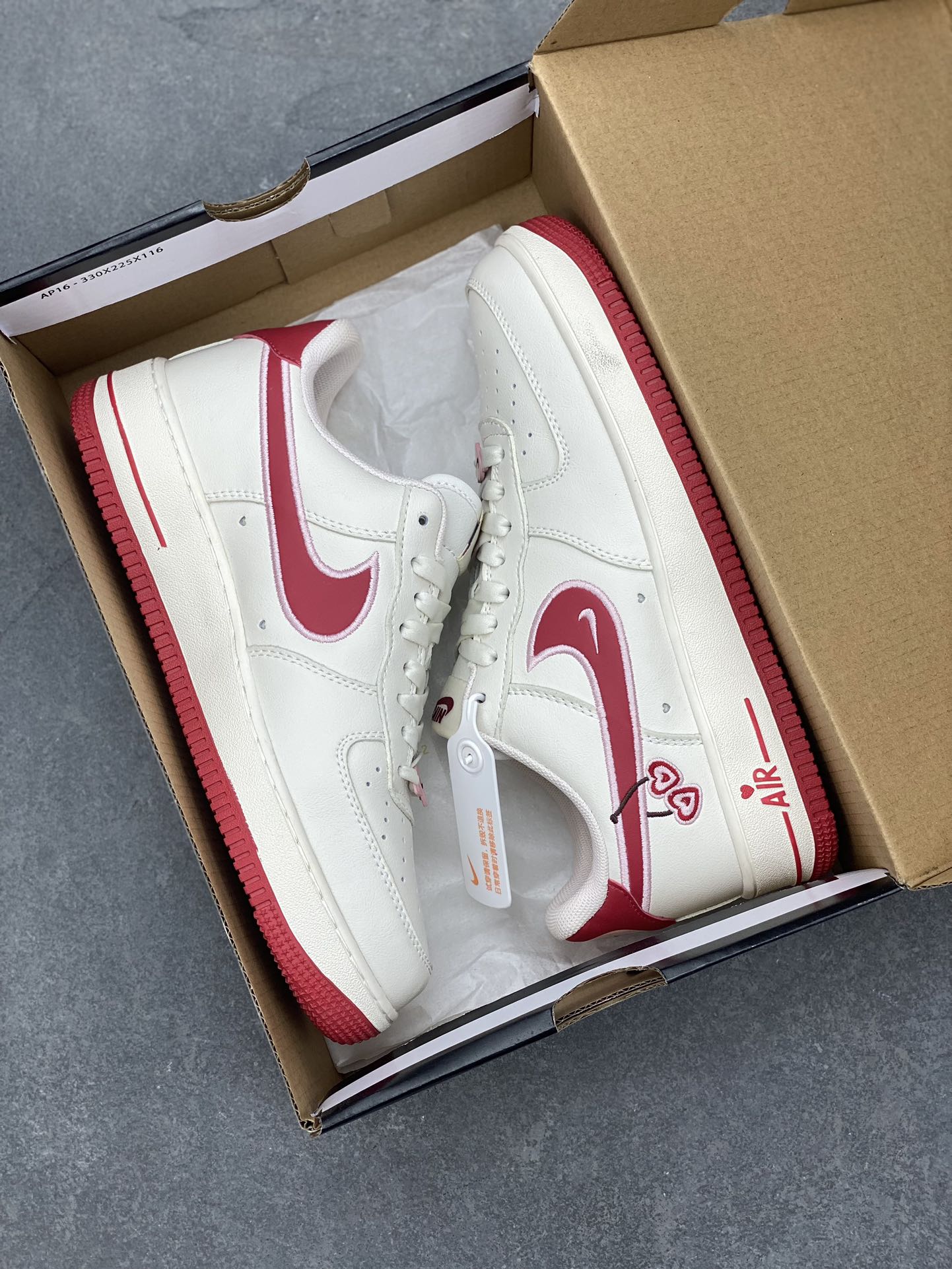 Nike Air Force 1 Low White/Red Casual Sneakers - Style & Comfort Combined 10 i1698962977 5004 8