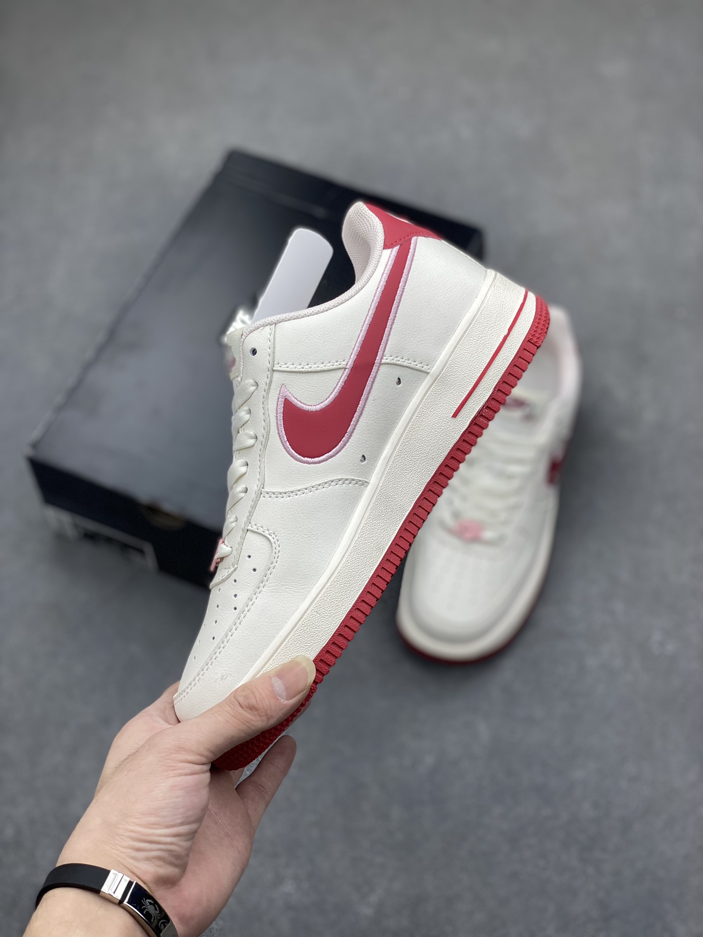 Nike Air Force 1 Low White/Red Casual Sneakers - Style & Comfort Combined 4 i1698962977 9387 2